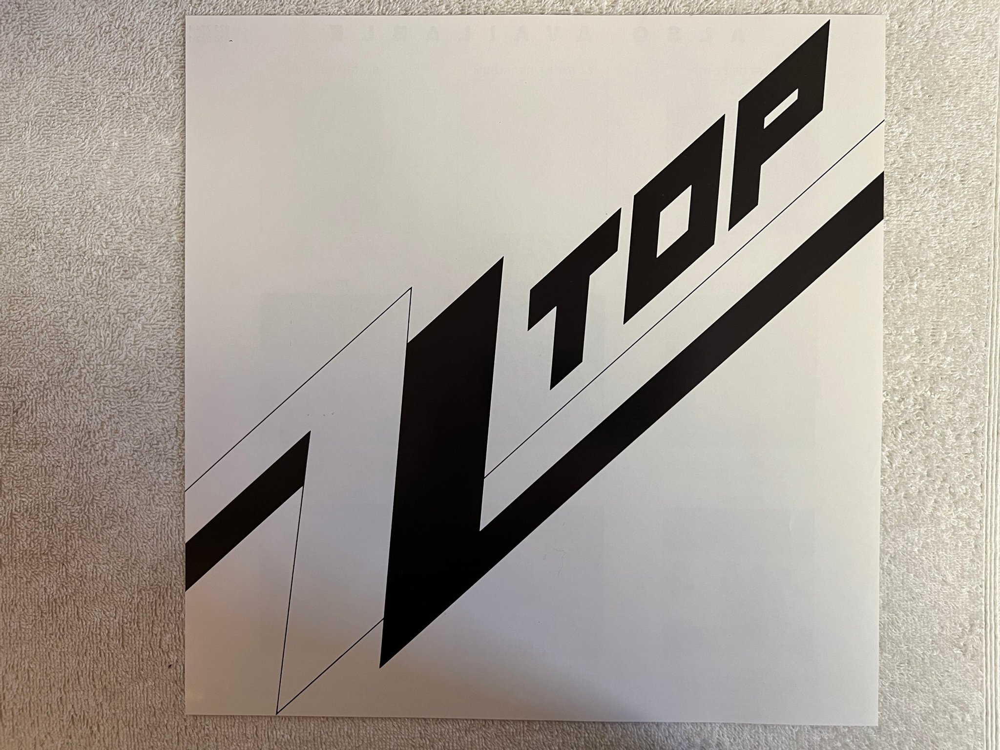 Omslagsbild för skivan ZZ TOP eliminator LP -83 Ger WARNER BROS 92-3774-1