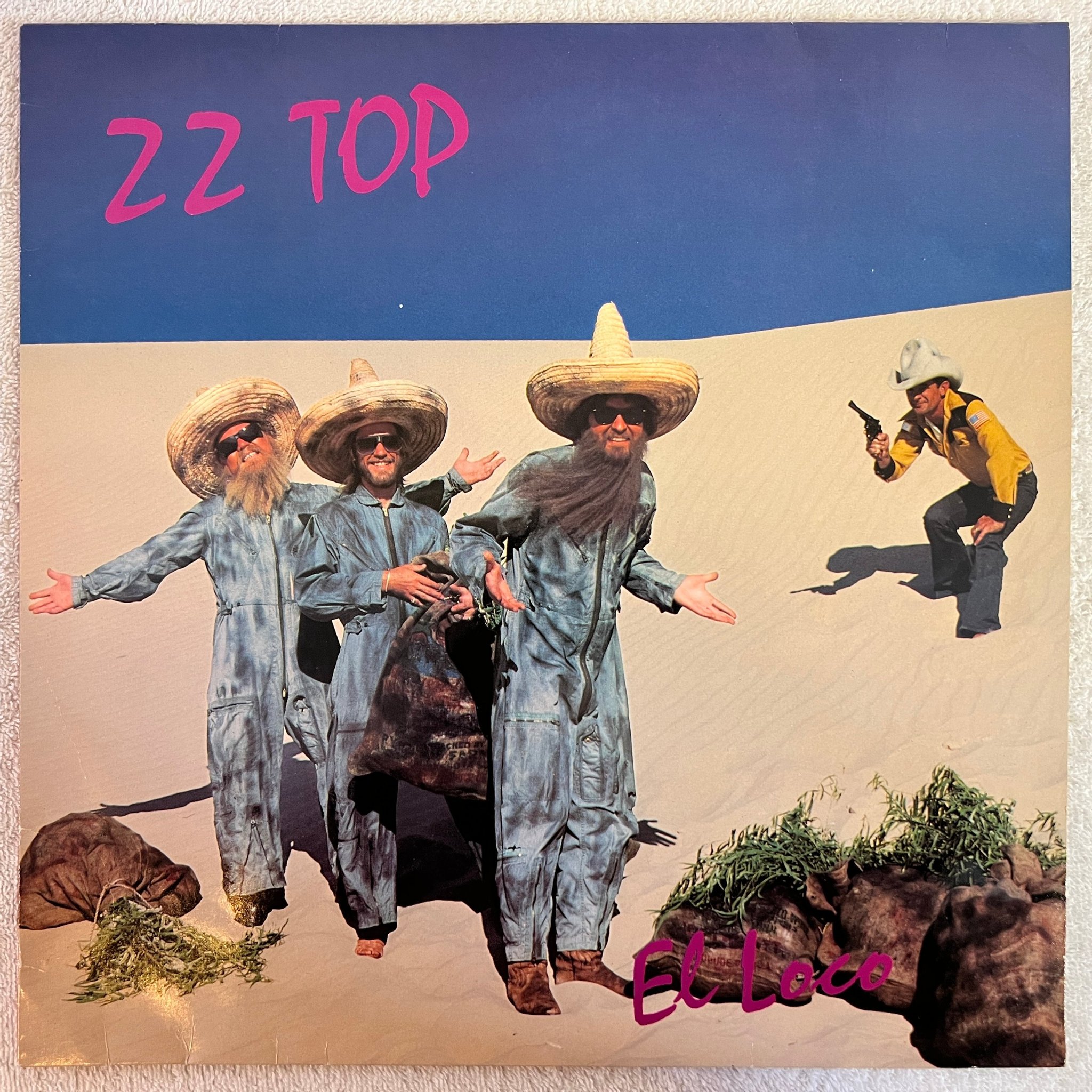 Omslagsbild för skivan ZZ TOP el loco LP -81 re Ger WARNER BROS WB 56 929  Record / Cover: EXC / VG++