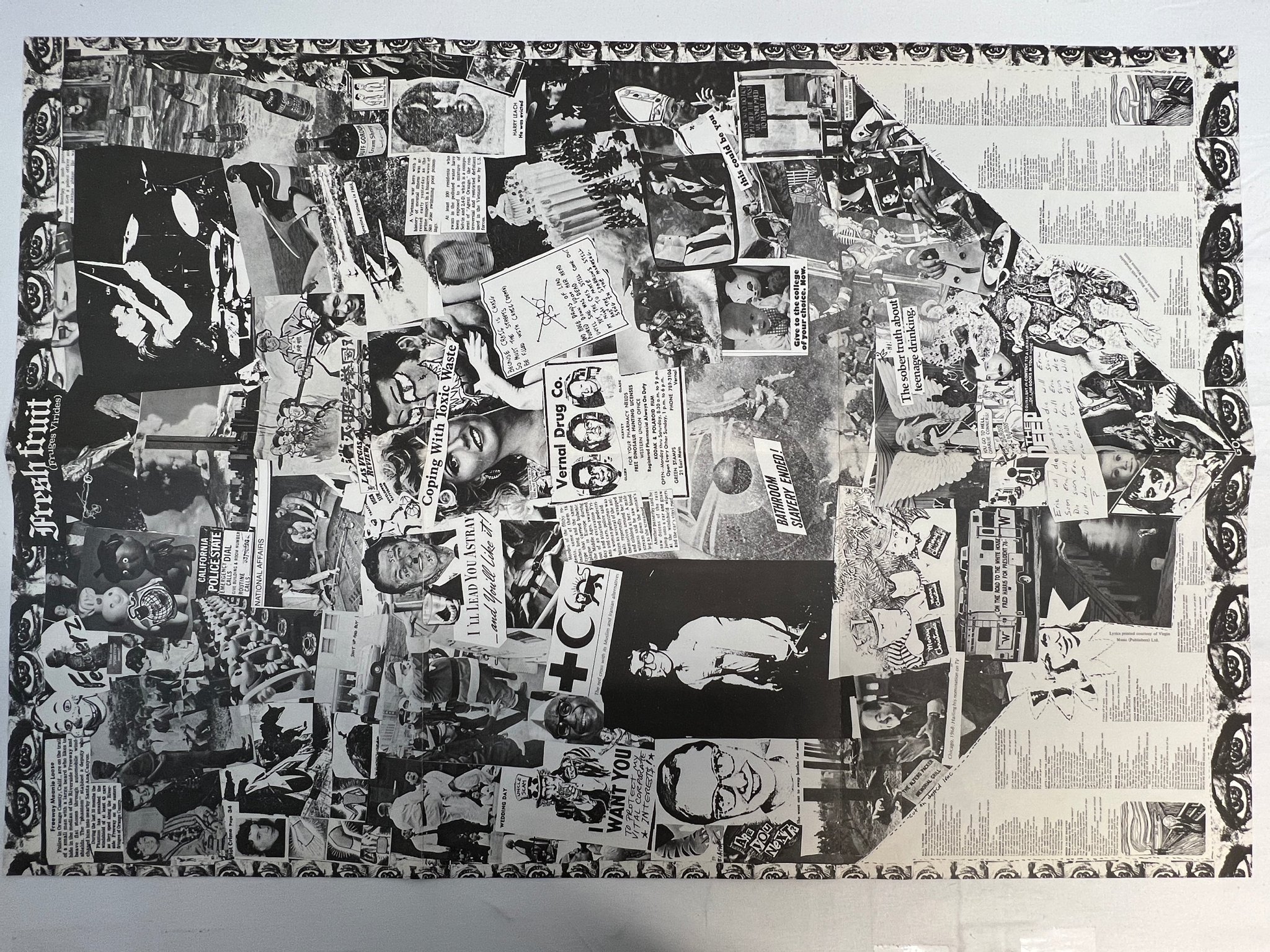 Omslagsbild för skivan DEAD KENNEDYS fresh fruit for rotting vegetables LP -80  CHERRY RED B RED 10