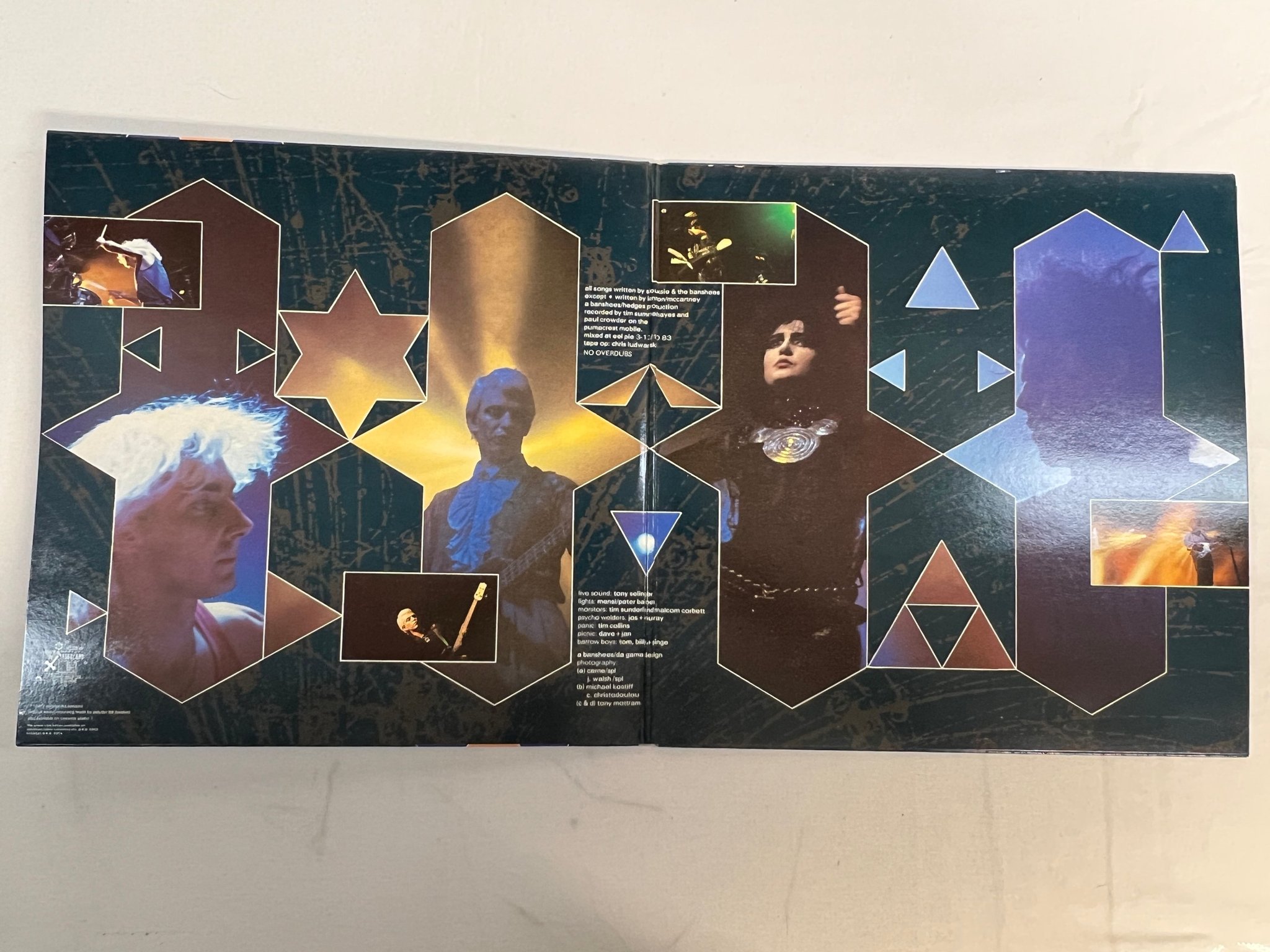 Omslagsbild för skivan SIOUXSIE AND THE BANSHEES nocturne 2xLP -83 UK WONDERLAND shah 1