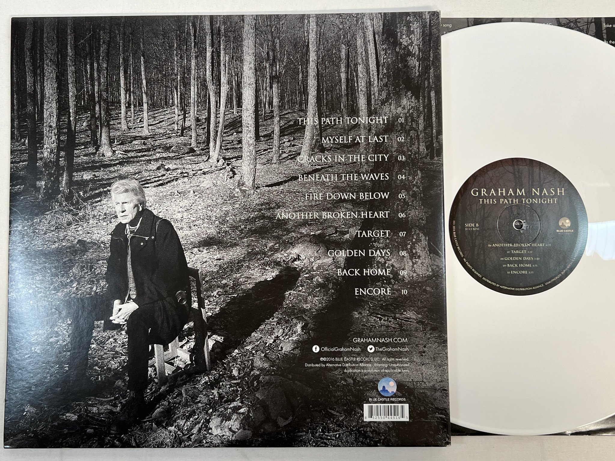 Omslagsbild för skivan GRAHAM NASH This Path Tonight LP 2016 BLUE CASTLE BCR 4516-5