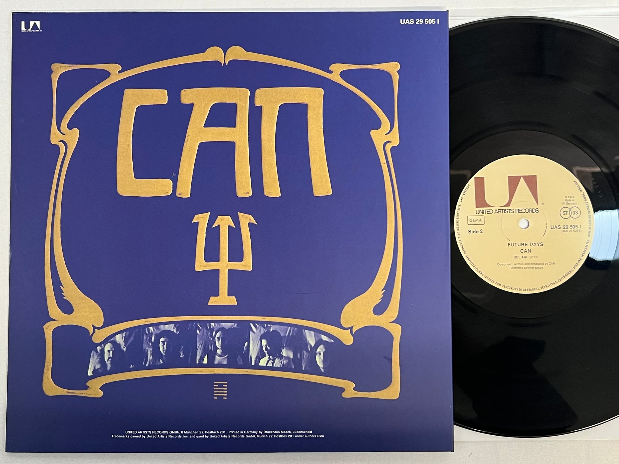 Omslagsbild för skivan CAN future days LP 73/?? re UNITED ARTISTS UA 29595 