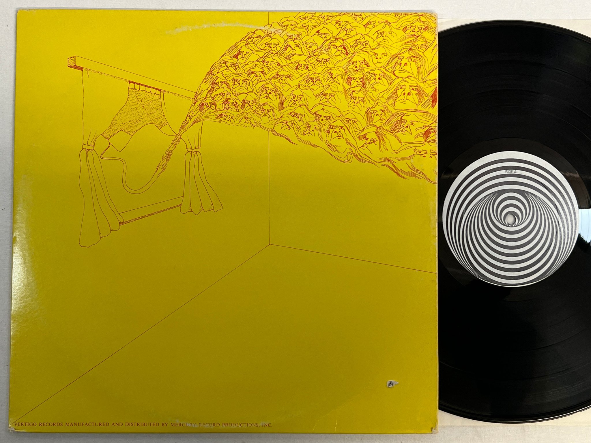 Omslagsbild för skivan PATTO s/t  LP -71 US VERTIGO VEL-1001 prog rock classic !!