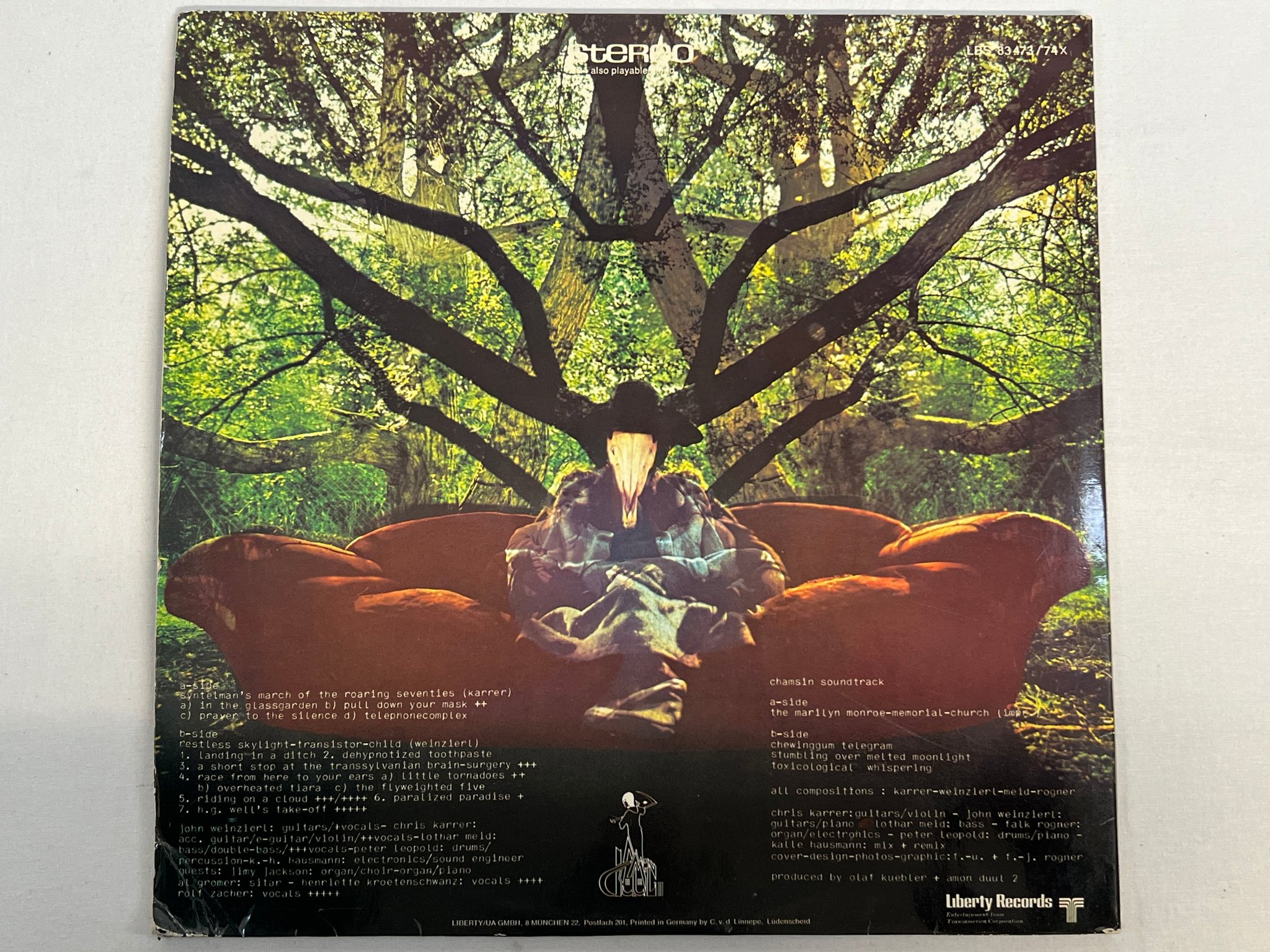 Omslagsbild för skivan AMON DUUL II Tanz Der Lemminge 2xLP -71 Ger LIBERTY BS 83473/74 X