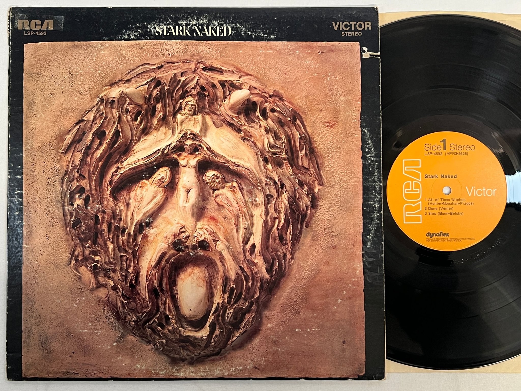 Omslagsbild för skivan STARK NAKED s/t LP -71 US RCA LSP 4592