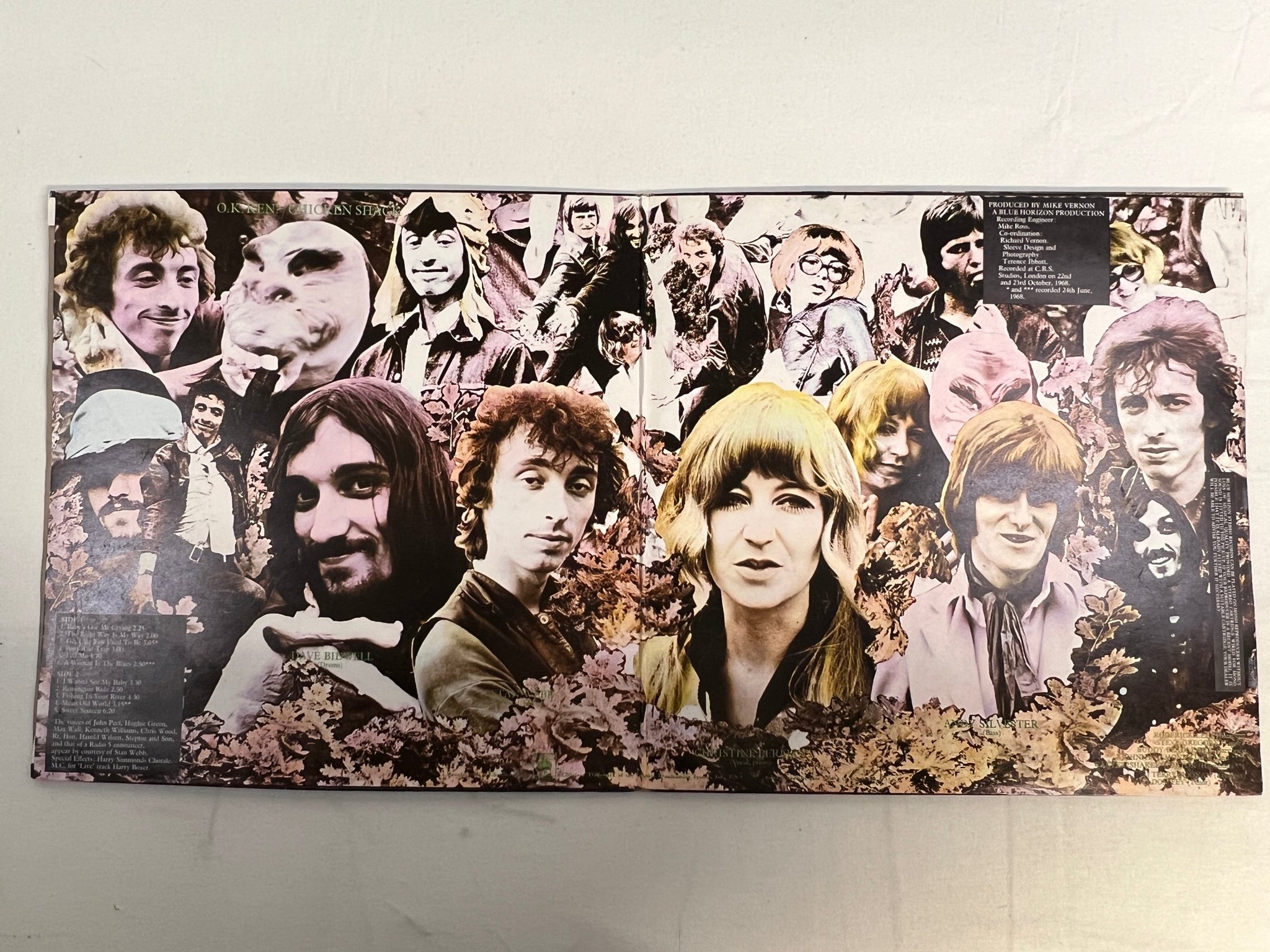 Omslagsbild för skivan CHICKEN SHACK o.k. ken? LP -68 UK BLUE HORIZON S 7-63209 