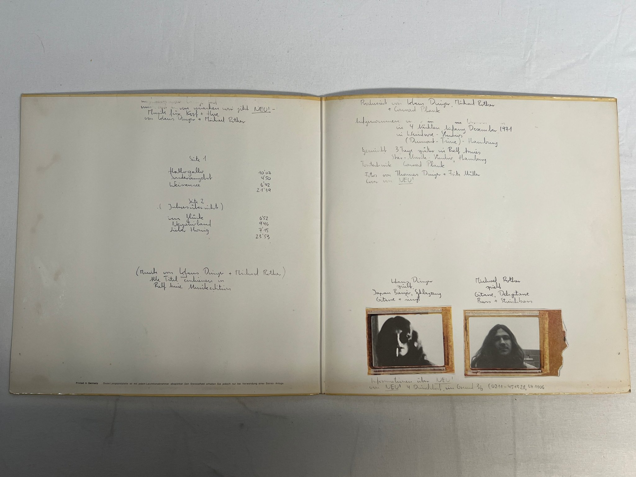 Omslagsbild för skivan NEU! neu! LP -72/75 Ger BRAIN 1004 kraut ** rare **