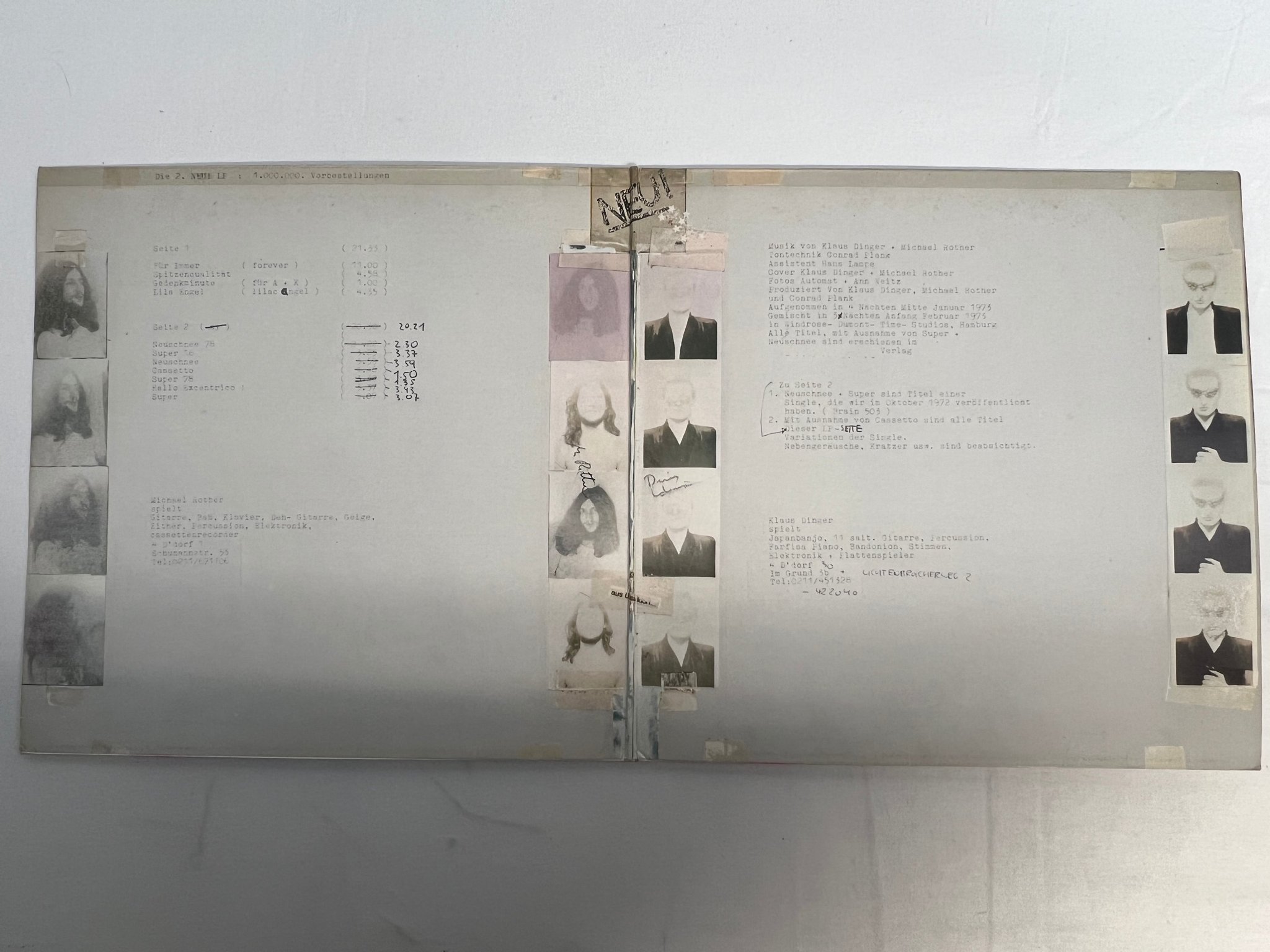 Omslagsbild för skivan NEU! 2 LP -73 Ger BRAIN 1002 kraut ** rare **