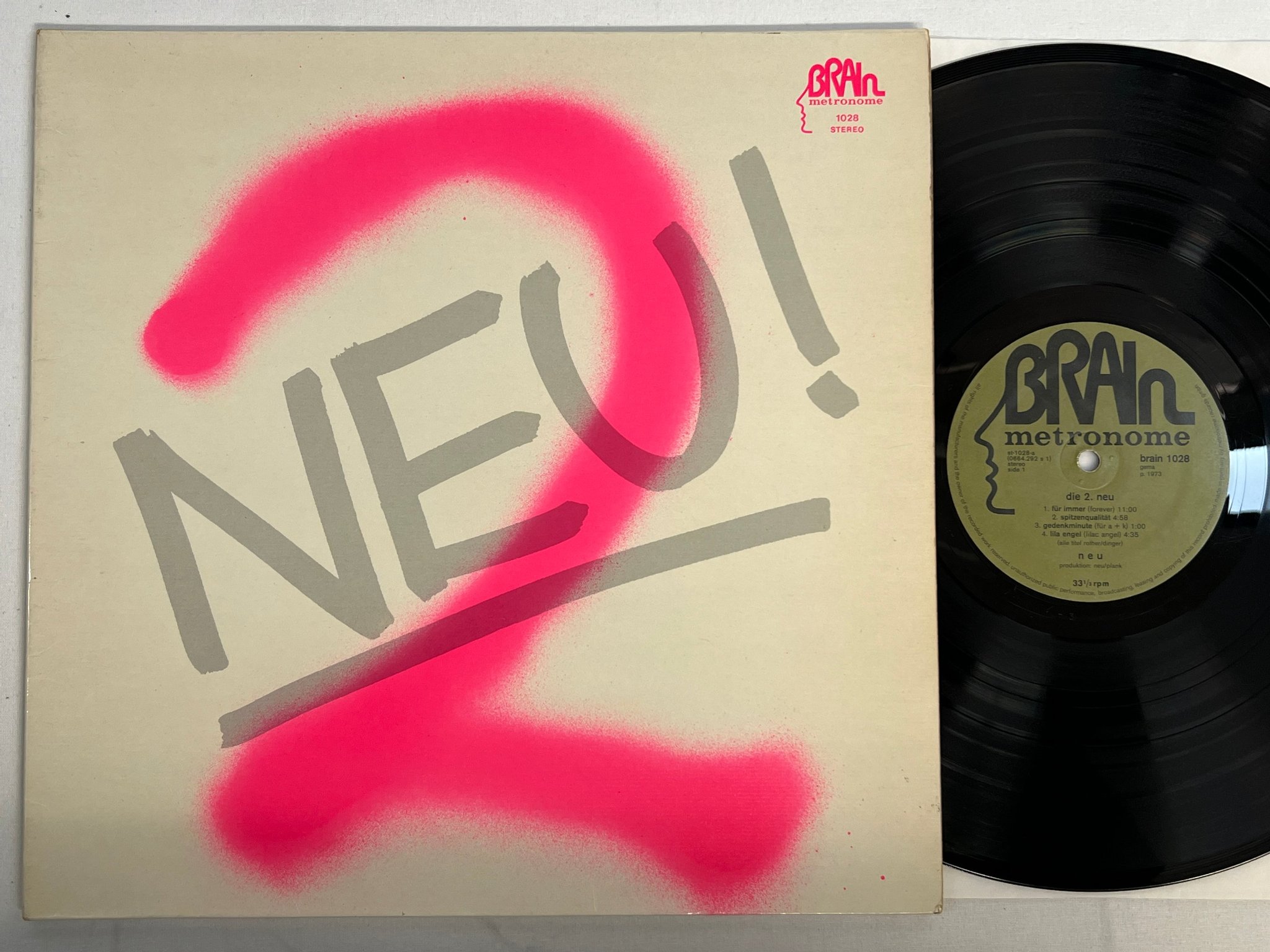 Omslagsbild för skivan NEU! 2 LP -73 Ger BRAIN 1002 kraut ** rare **