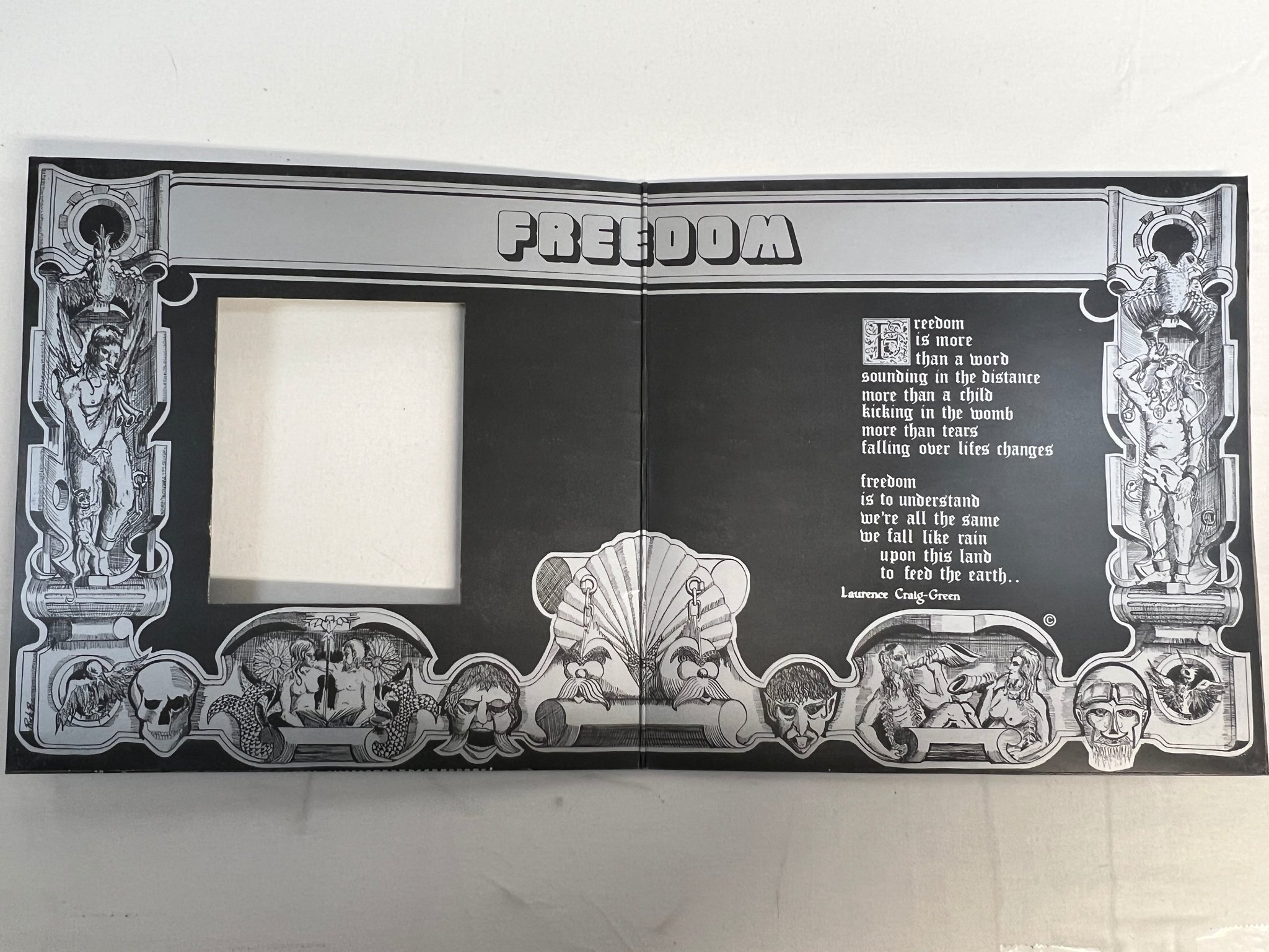 Omslagsbild för skivan FREEDOM is more than a word LP -72 UK VERTIGO swirl 6360072 ** mega rare **