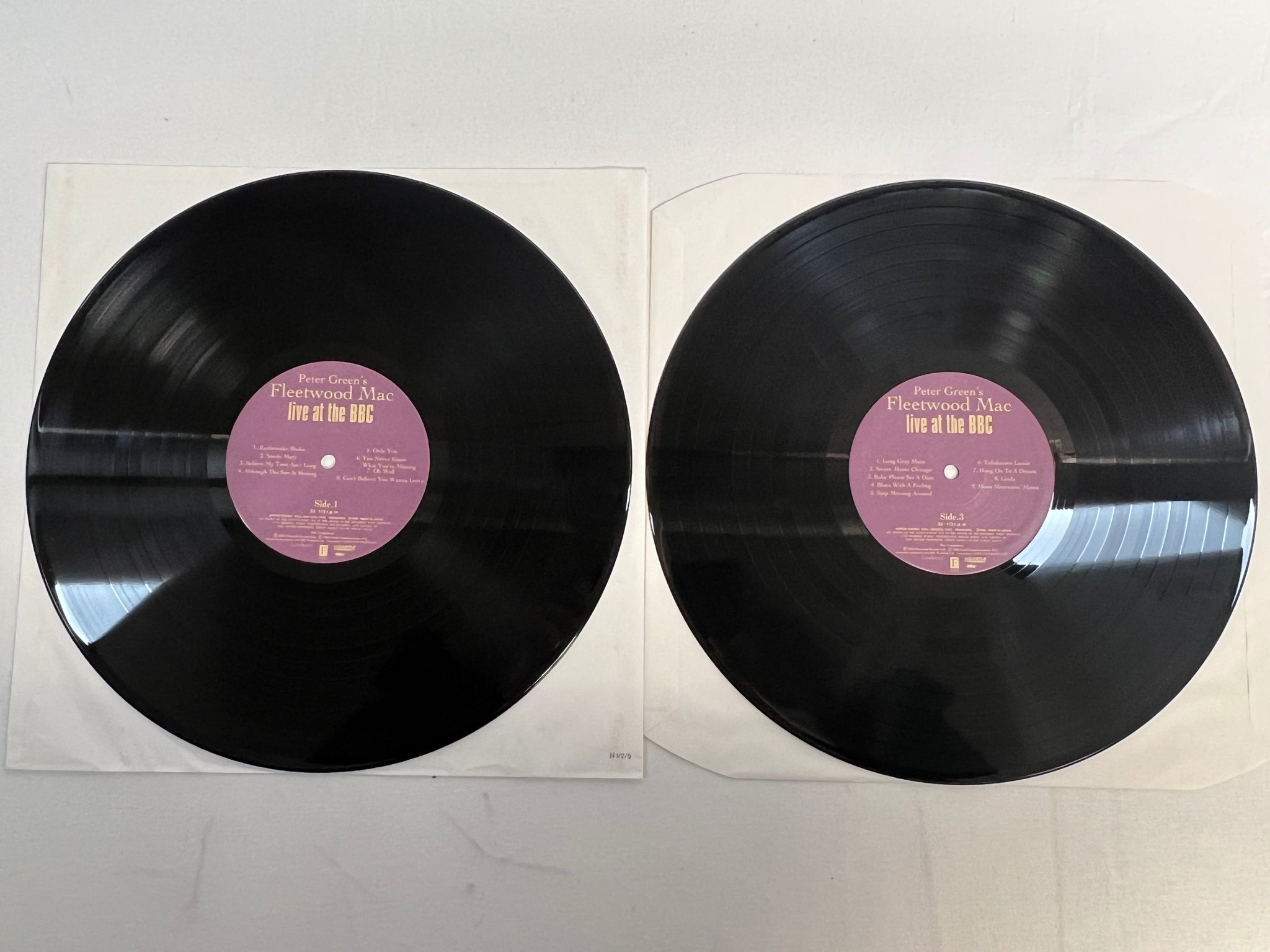 Omslagsbild för skivan FLEETWOOD MAC Live At The BBC 2xLP -96 Japan LOUDWOLF numbered RARE !!