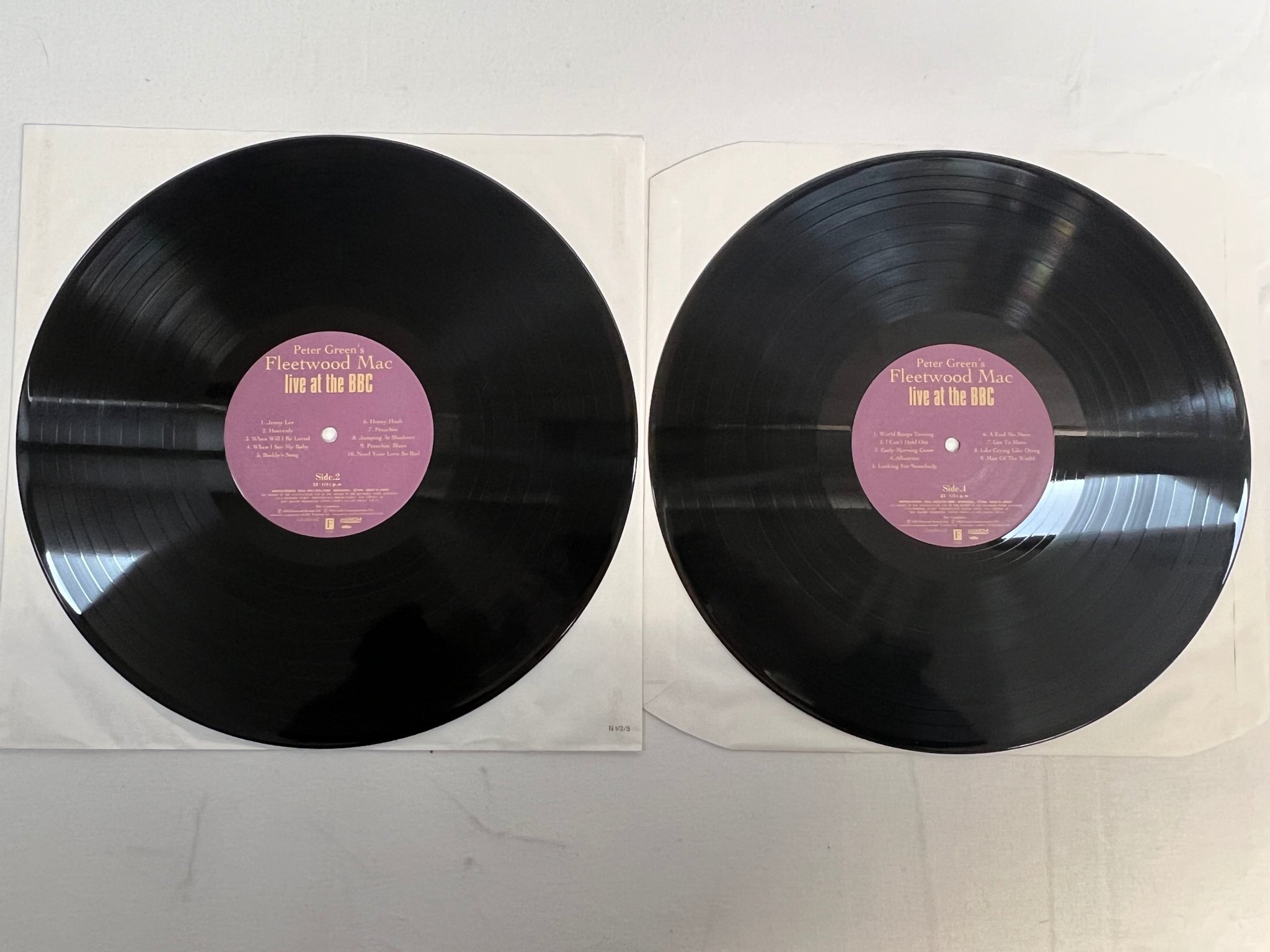 Omslagsbild för skivan FLEETWOOD MAC Live At The BBC 2xLP -96 Japan LOUDWOLF numbered RARE !!