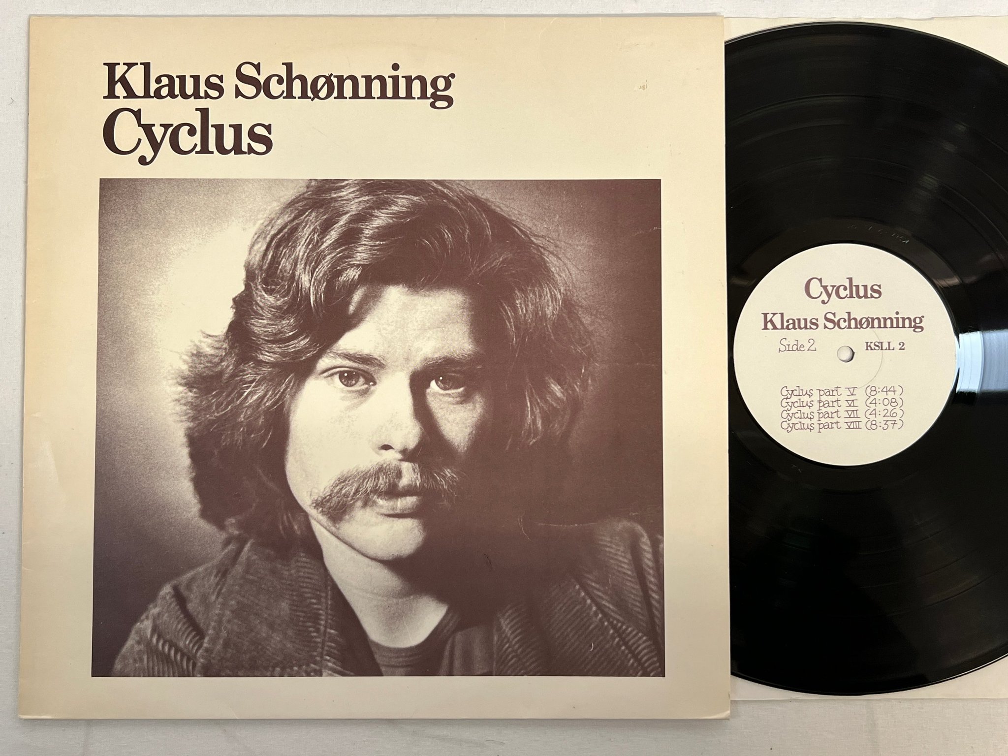 Omslagsbild för skivan KLAUS SCHØNNING cyclus LP -80 Den KSLL2 abstract / electronic 