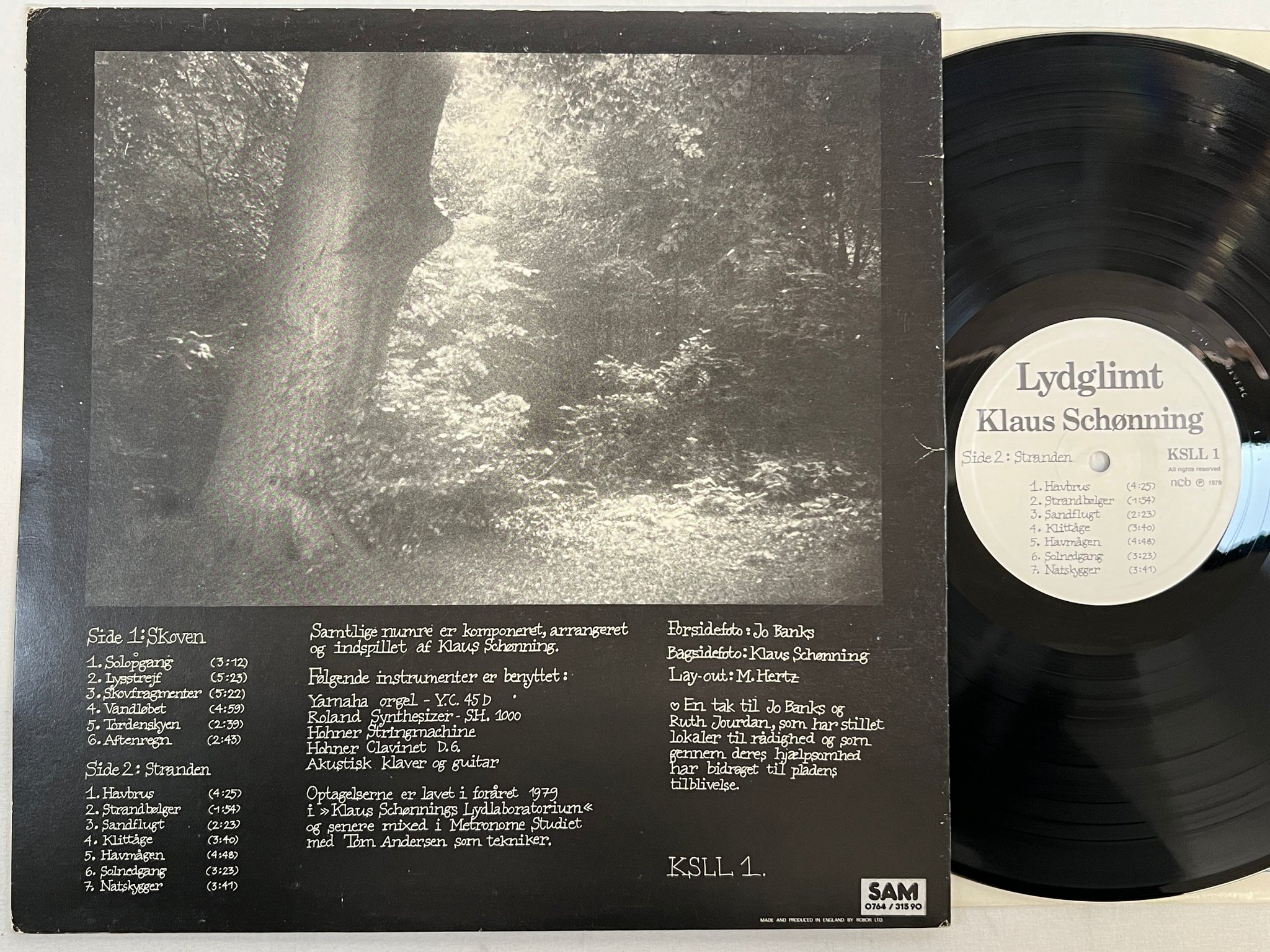 Omslagsbild för skivan KLAUS SCHØNNING Lydglimt LP -79 Den KSLL1 ambient / electronic