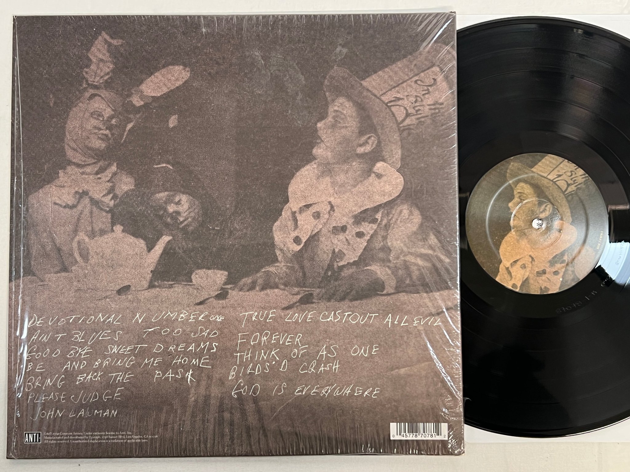 Omslagsbild för skivan ROKY ERICKSON True Love Cast Out All Evil LP 2010 ANTI 87078-1