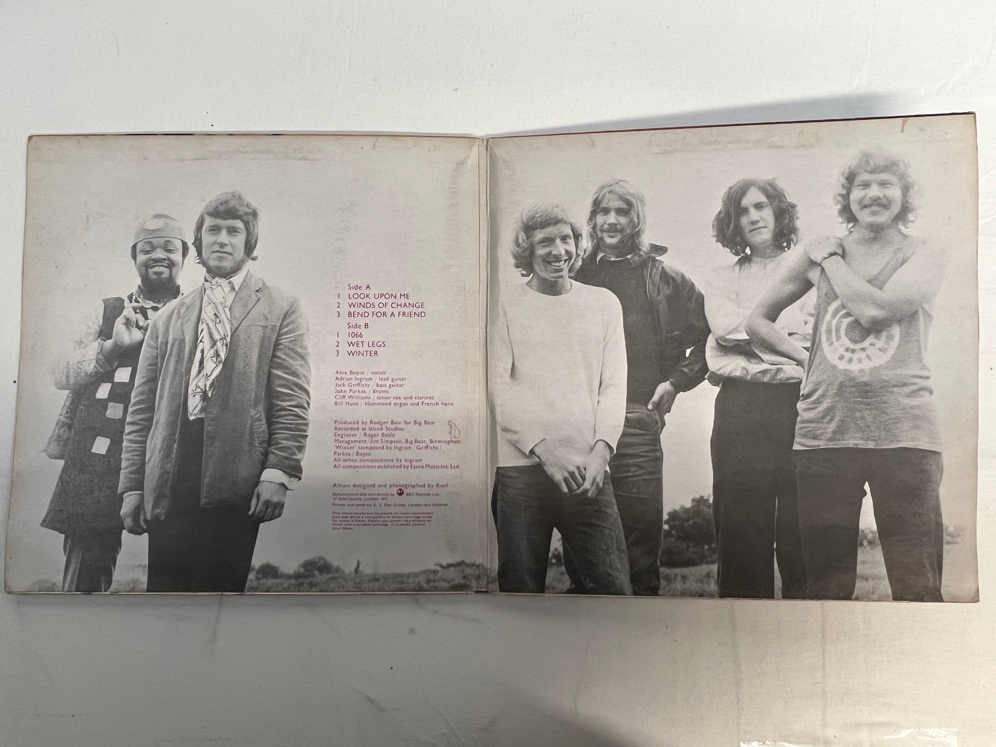 Omslagsbild för skivan HANNIBAL s/t LP -70 UK B&C CAS 1022 prog rock