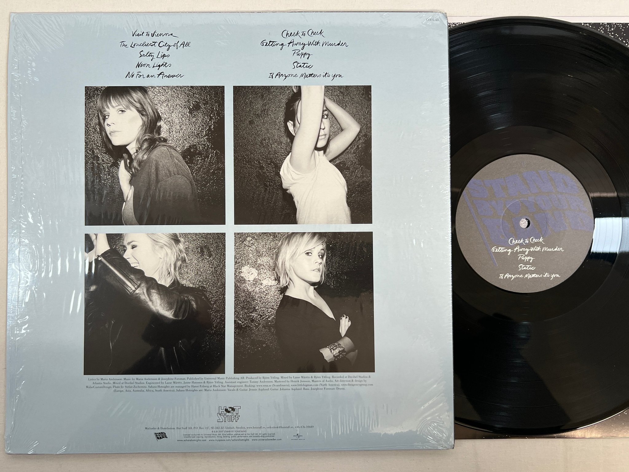 Omslagsbild för skivan SAHARA HOTNIGHTS What If Leaving... LP 2007 hot stuff cool 43 ** RARE **