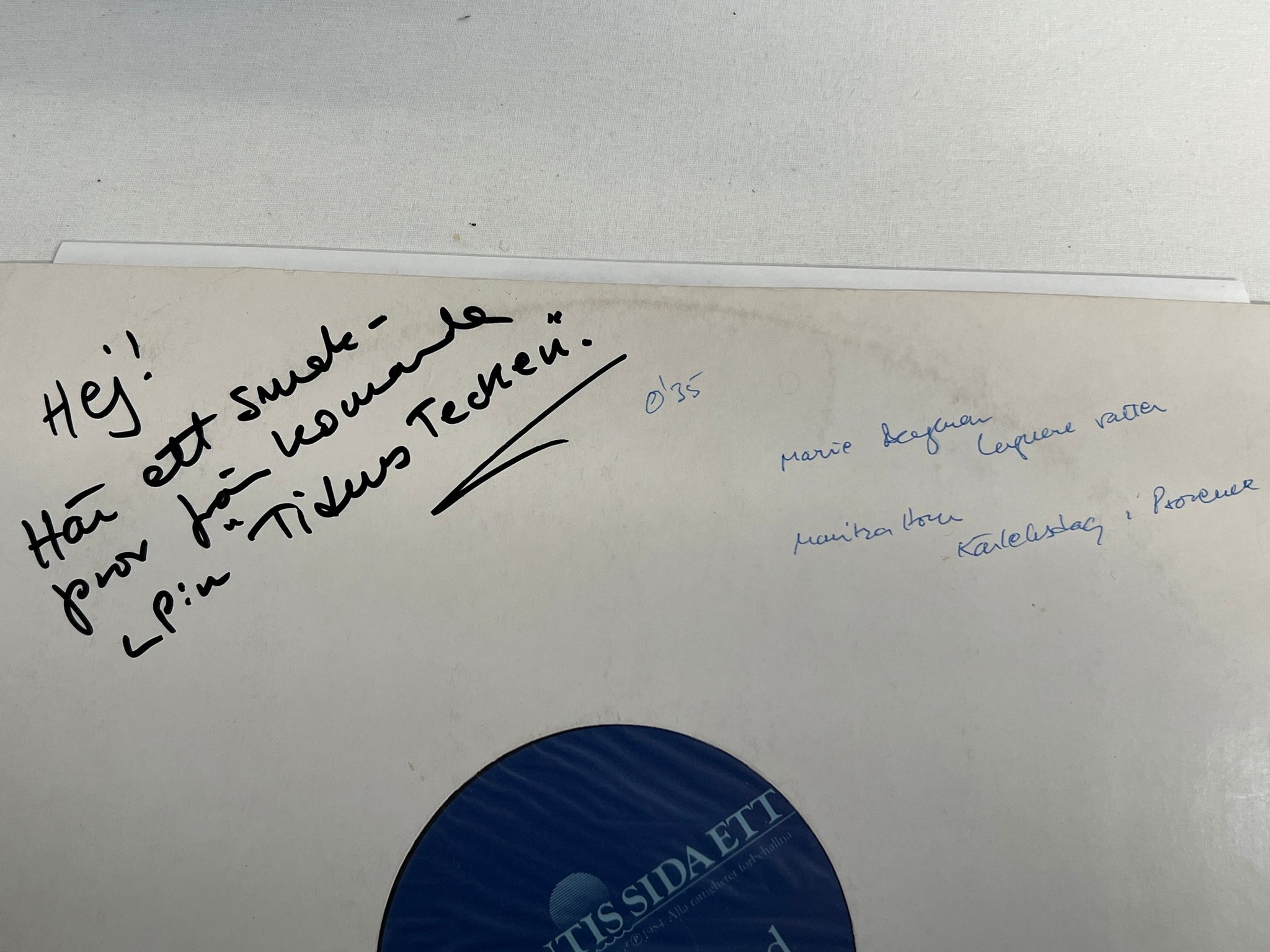 Omslagsbild för skivan KJELL HÖGLUND Getsemane 12"single -84 Swe ATLANTIS AMS-1 