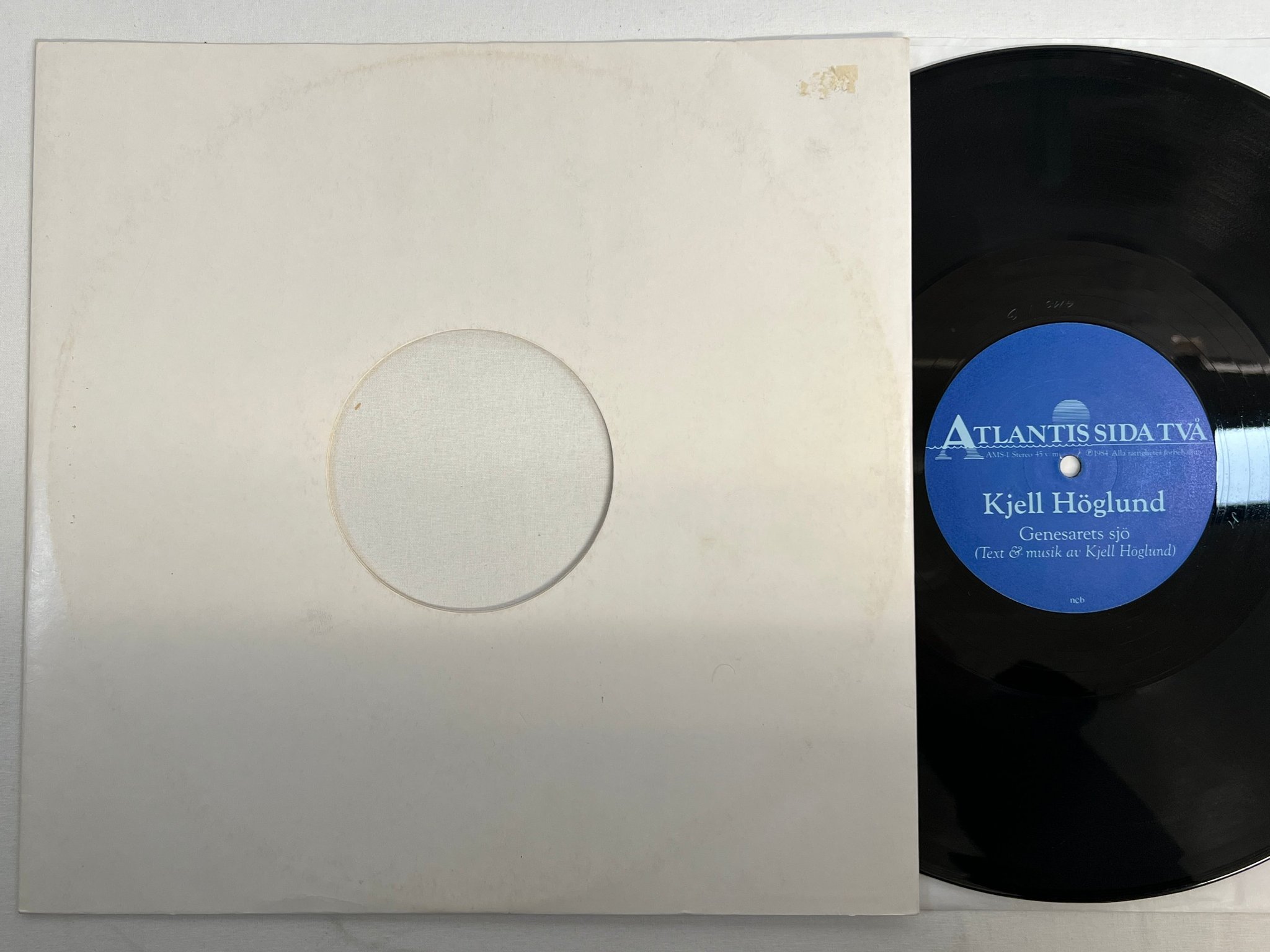 Omslagsbild för skivan KJELL HÖGLUND Getsemane 12"single -84 Swe ATLANTIS AMS-1 