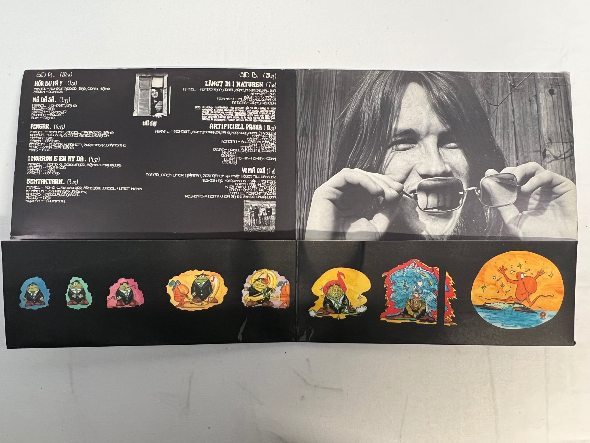 Omslagsbild för skivan MIKAEL RAMEL til dej LP -72 LJUDSPÅR EFG-7205 "ARTIFICIELL PRANA"