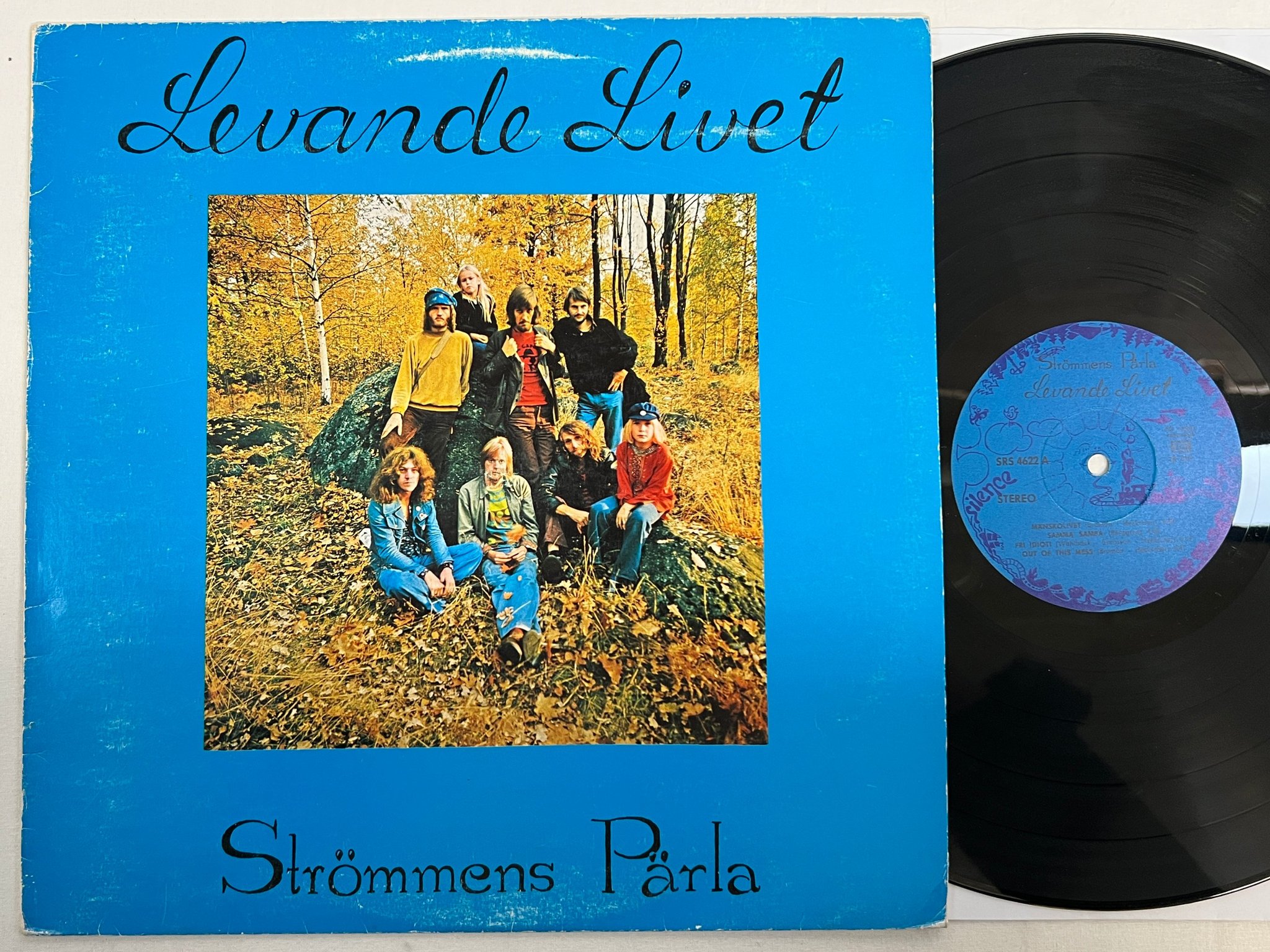 Omslagsbild för skivan LEVANDE LIVET Strömmens Pärla LP -73 Swe SILENCE SRS 4622