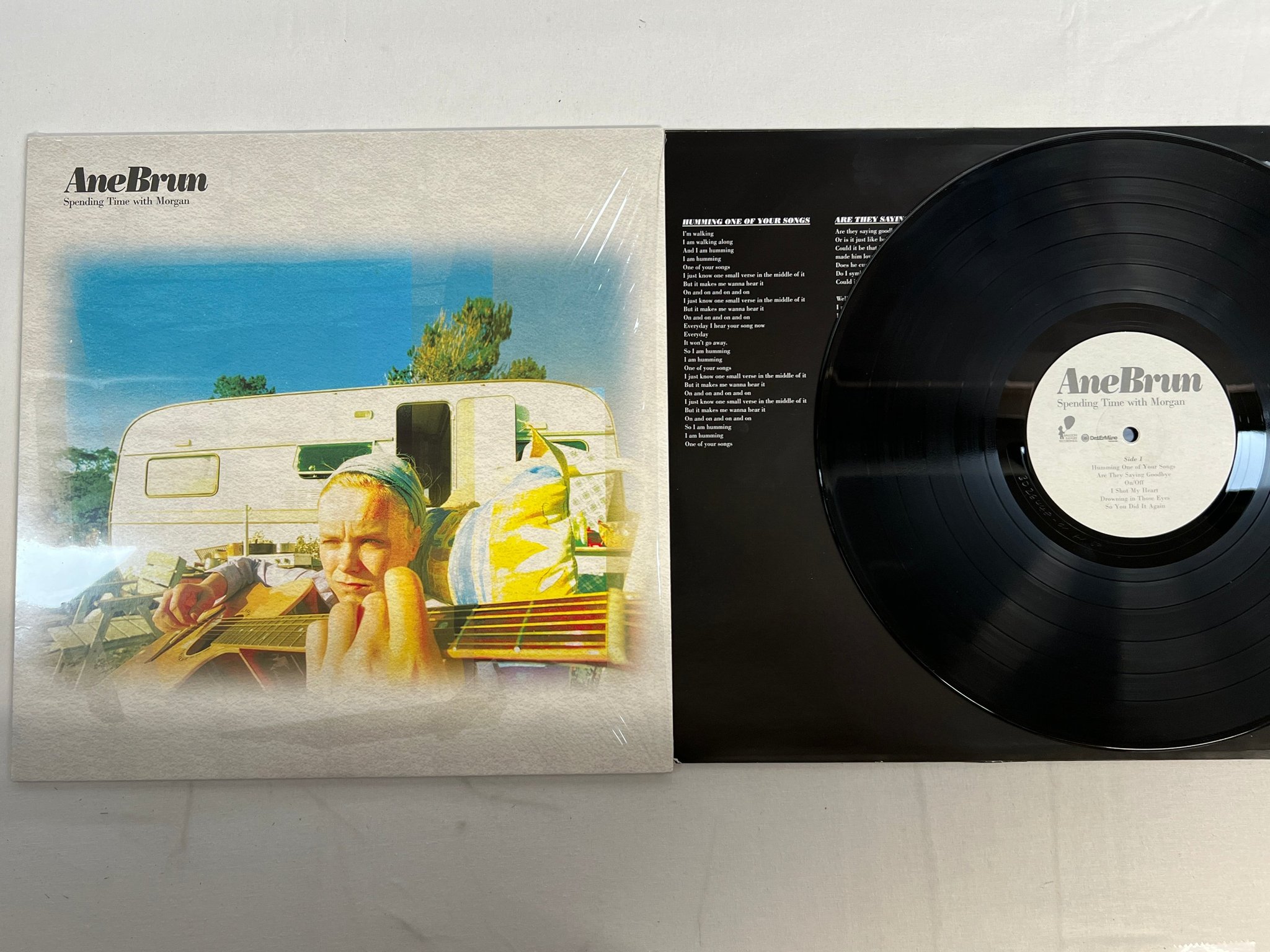 Omslagsbild för skivan ANE BRUN Spending Time With Morgan LP 2013 EU determine DEMVA01