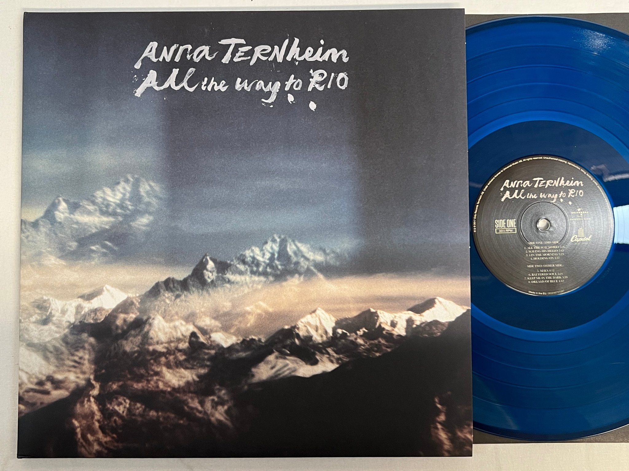 Omslagsbild för skivan ANNA TERNHEIM All The Way To Rio LP 2017 Swe UNIVERSAL  060256707267 