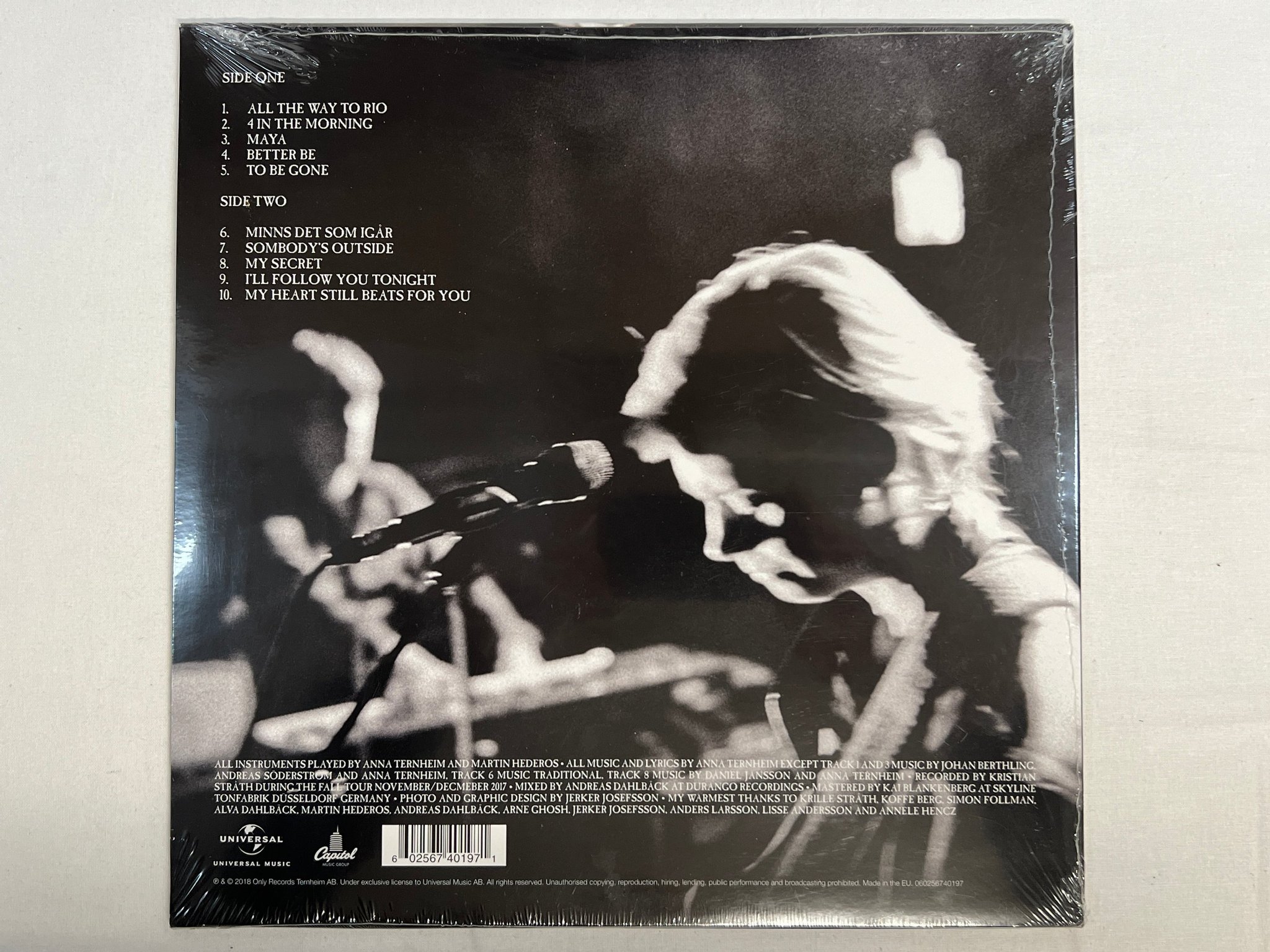 Omslagsbild för skivan ANNA TERNHEIM The Winter Tapes LP 2018 UNIVERSAL MUSIC 060256740197 Sealed