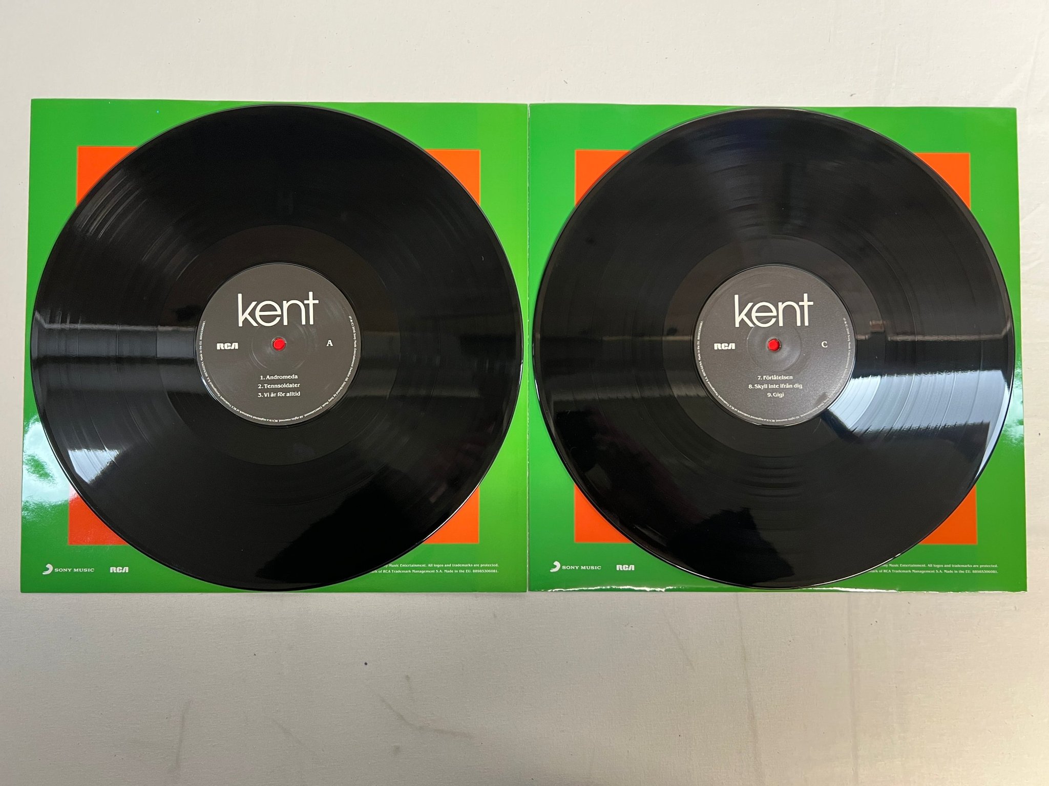 Omslagsbild för skivan KENT Då Som Nu För Alltid 2xLP 2016 RCA 88985306081