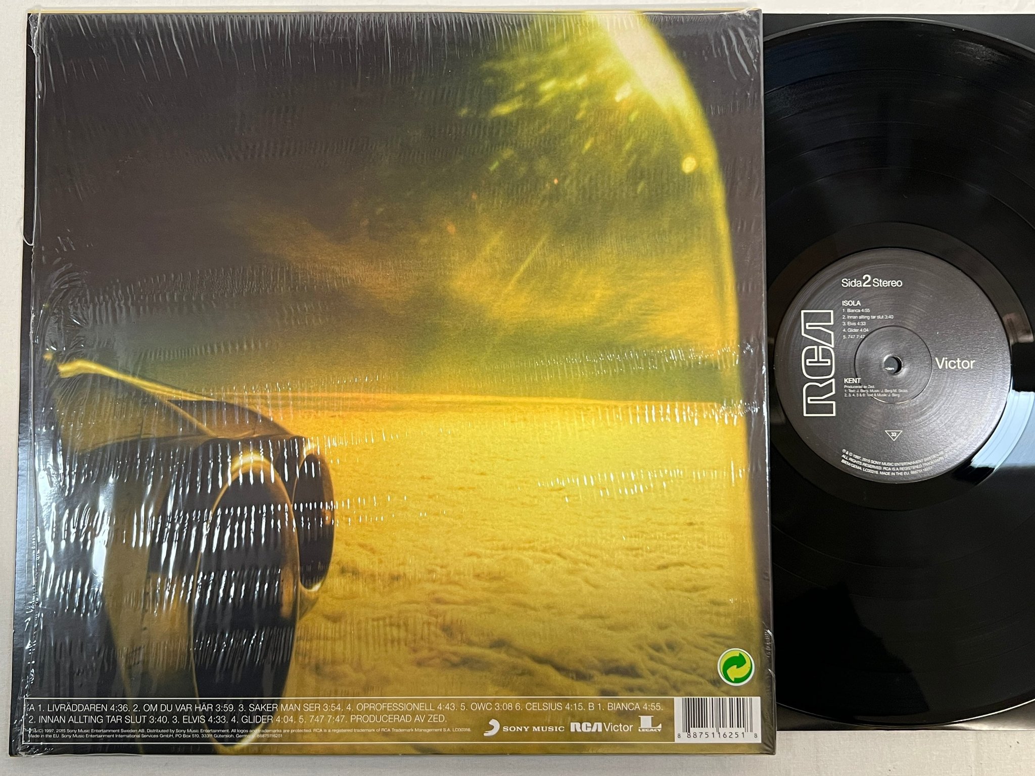 Omslagsbild för skivan KENT Isola LP re 2015 LEGACY 88875116251