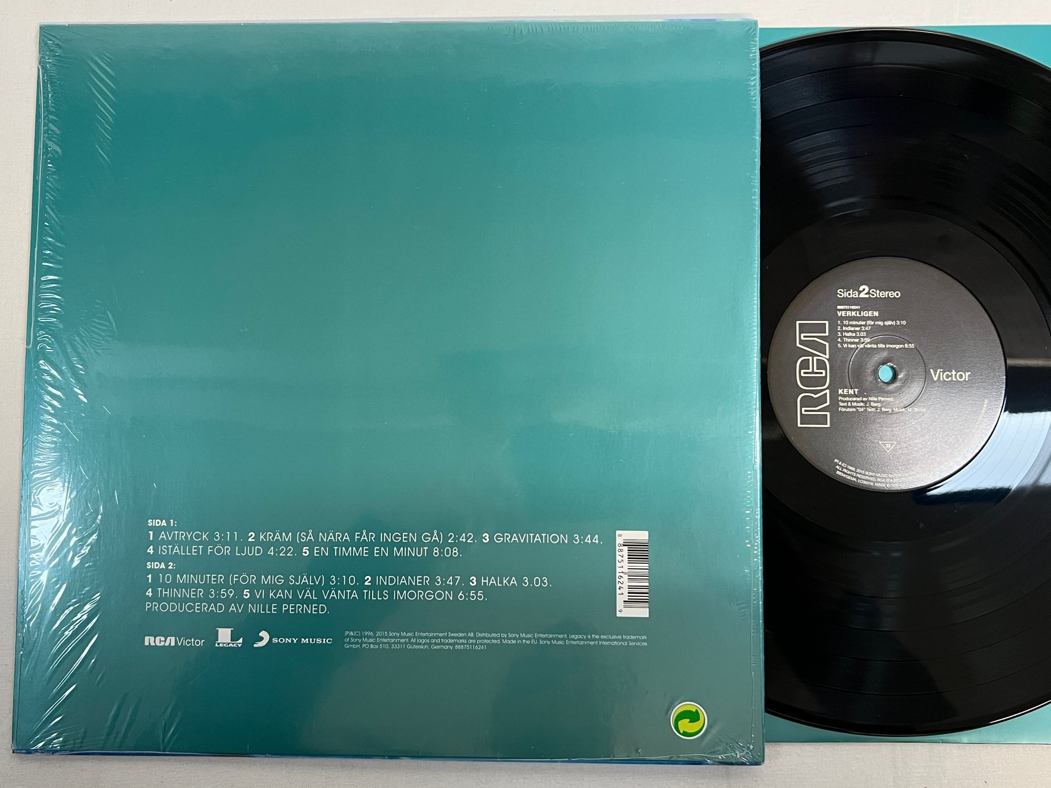 Omslagsbild för skivan KENT Verkligen LP re 2015 LEGACY 88875116241