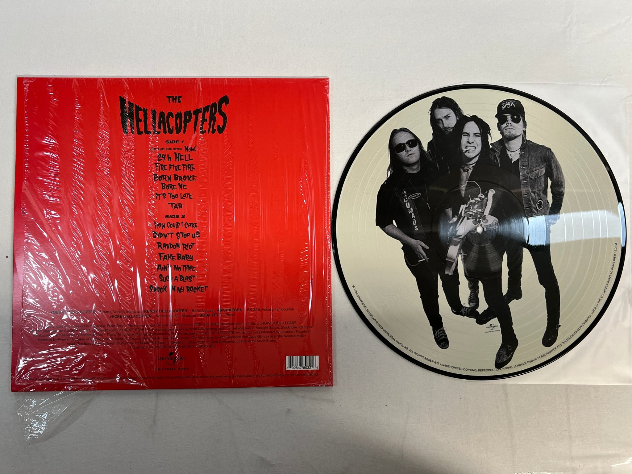 Omslagsbild för skivan THE HELLACOPTERS Supershitty To The Max! PICTURE DISC UNIVERSAL 060254780327