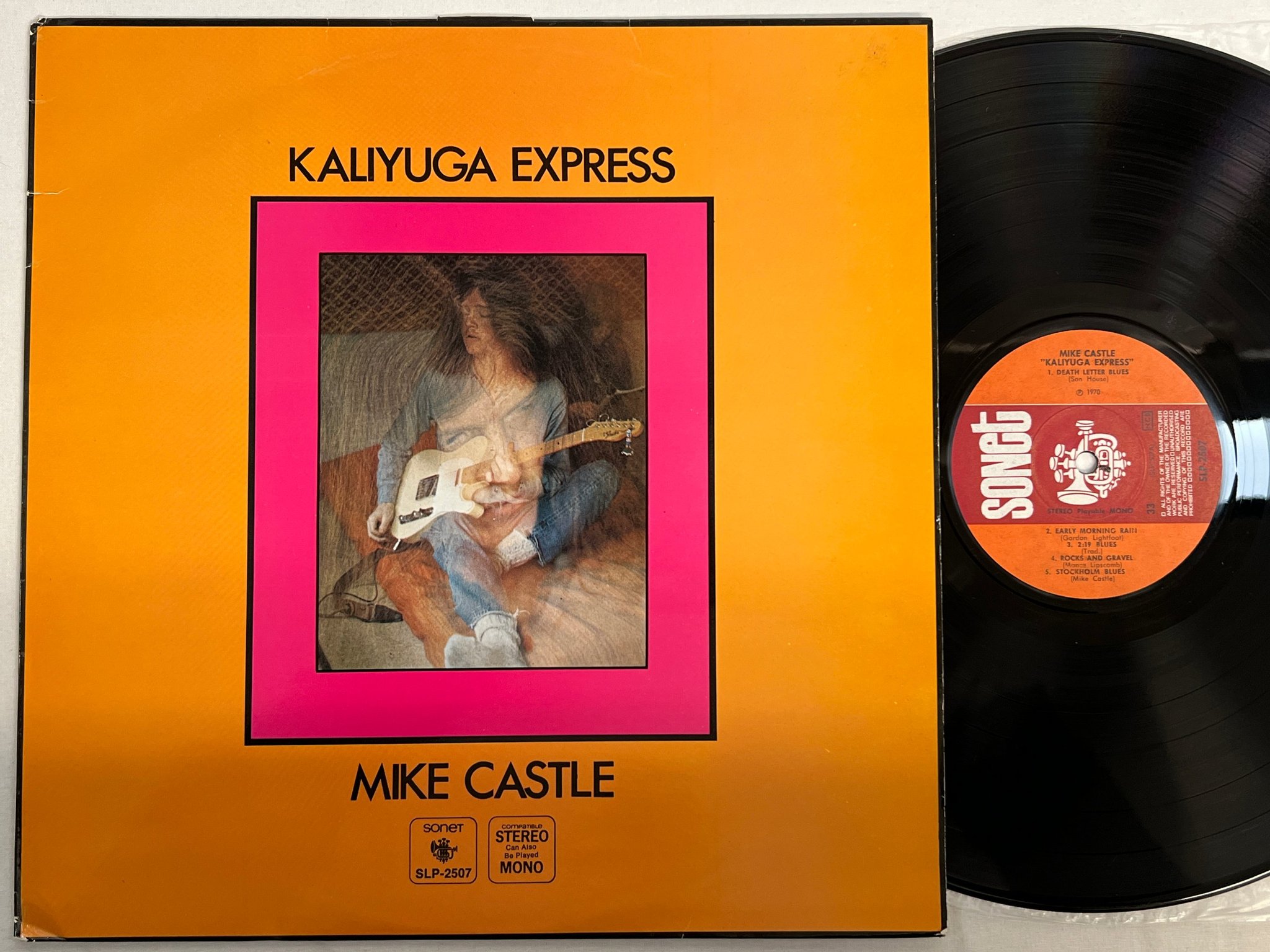 Omslagsbild för skivan MIKE CASTLE Kaliyuga Express LP -70 Swe SONET SLP-2507
