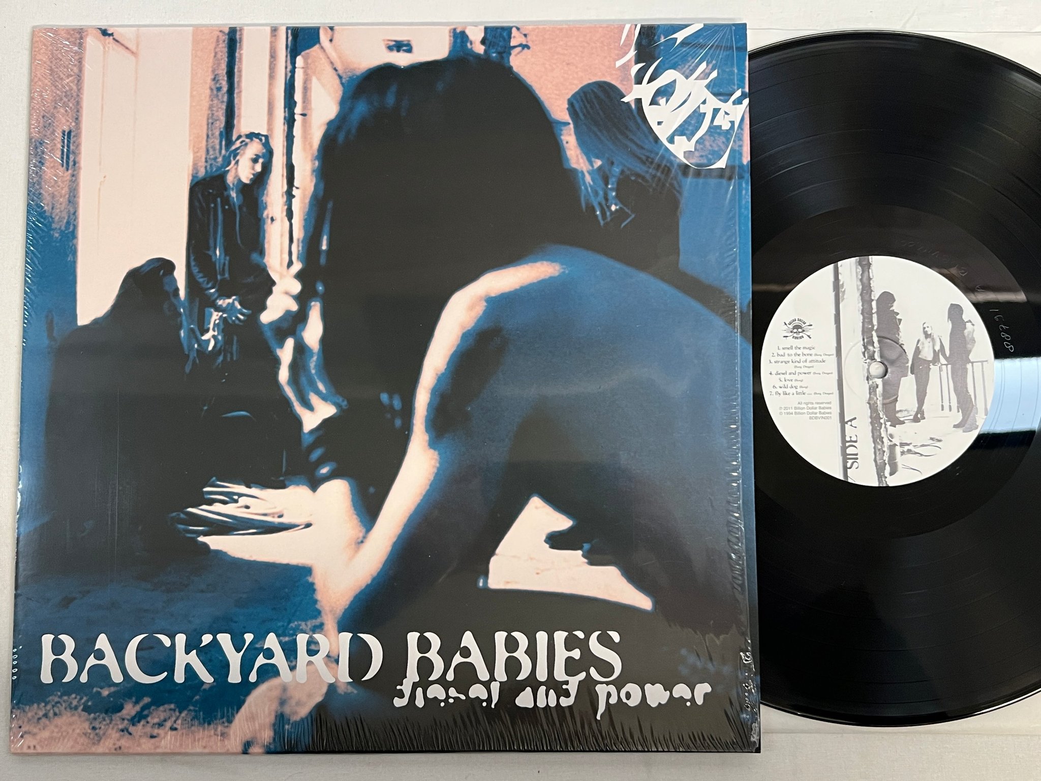 Omslagsbild för skivan BACKYARD BABIES Diesel And Power LP re 2011 BILLION DOLLAR BABIES BDBVIN001