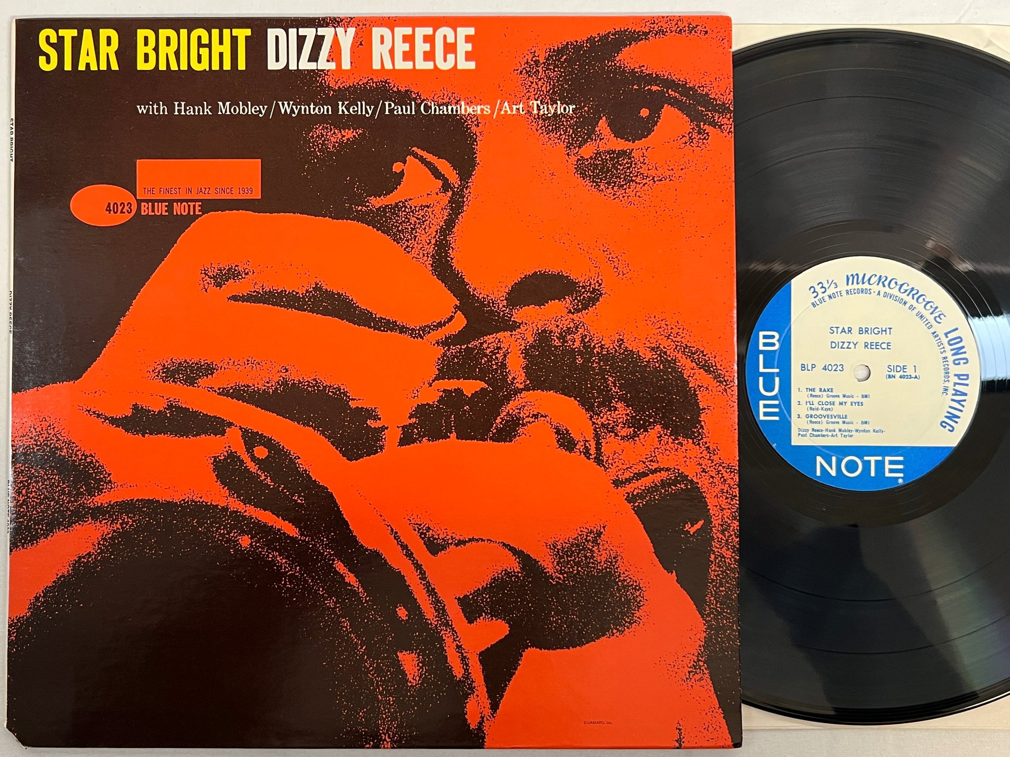Omslagsbild för skivan DIZZY REECE star bright LP -59/72 US BLUE NOTE BLP 4023 