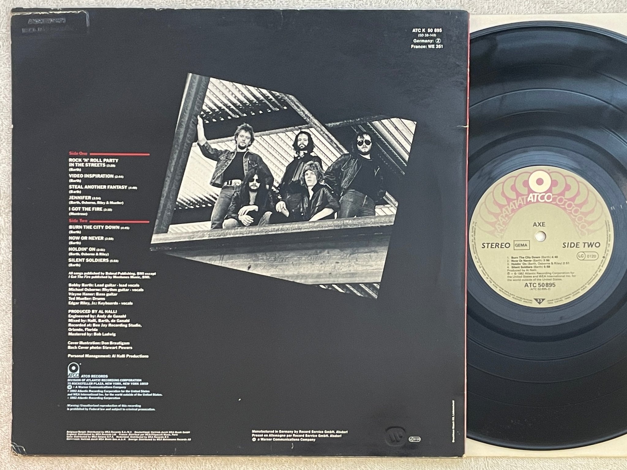 Omslagsbild för skivan AXE Offering LP Ger ATCO ATC K 50895