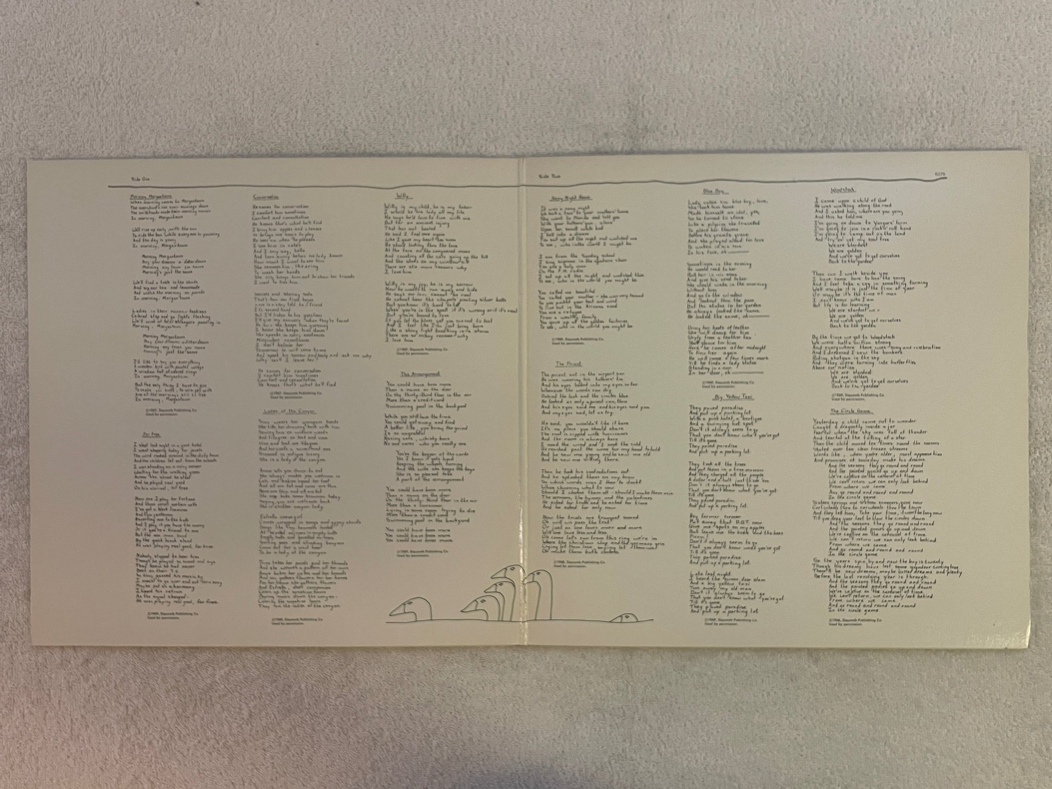 Omslagsbild för skivan JONI MITCHELL ladies of the canyon LP Can REPRISE RS 6376 