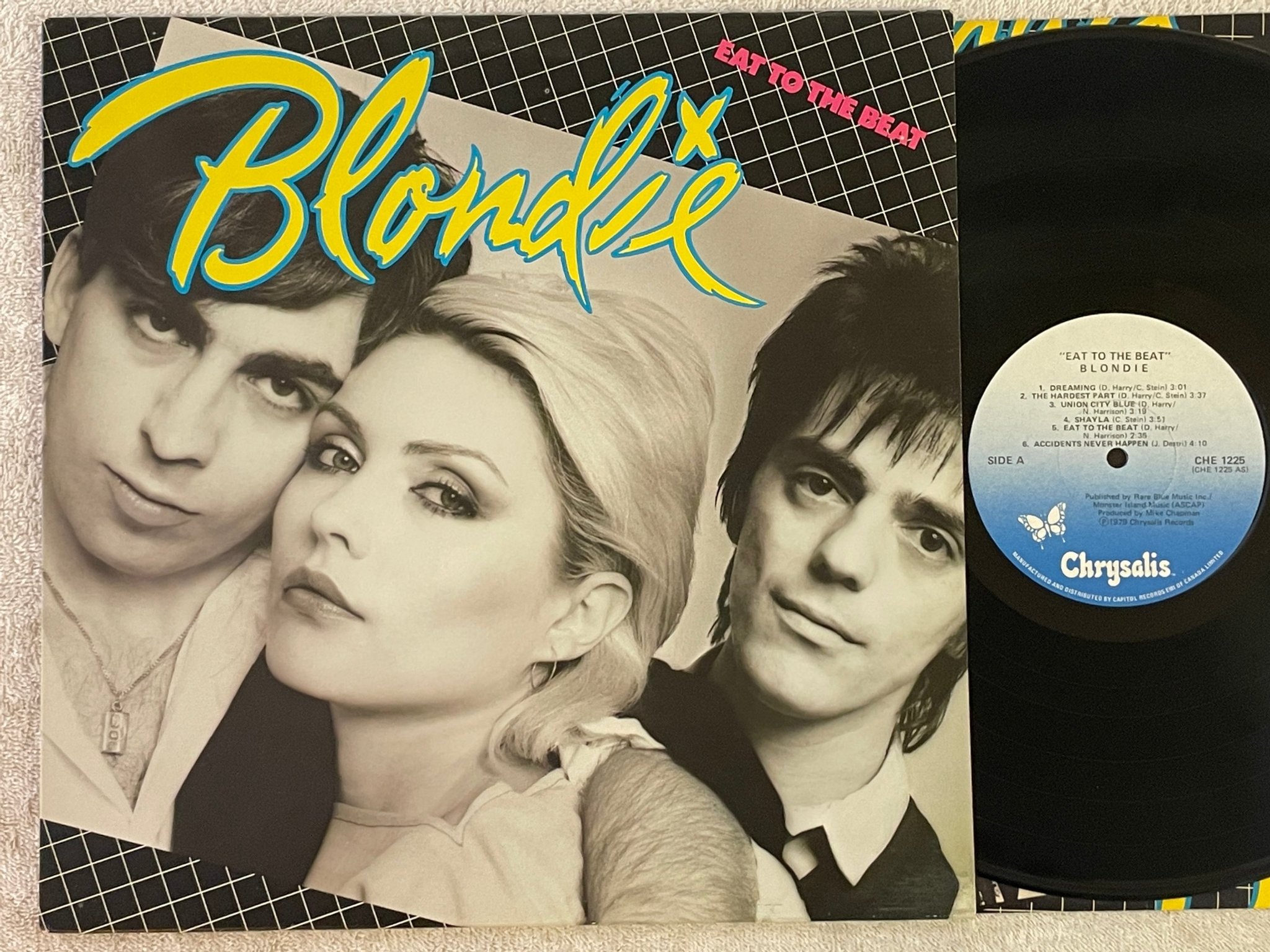 Omslagsbild för skivan BLONDIE eat to the beat LP -79 Can CHRYSALIS CHE 1225