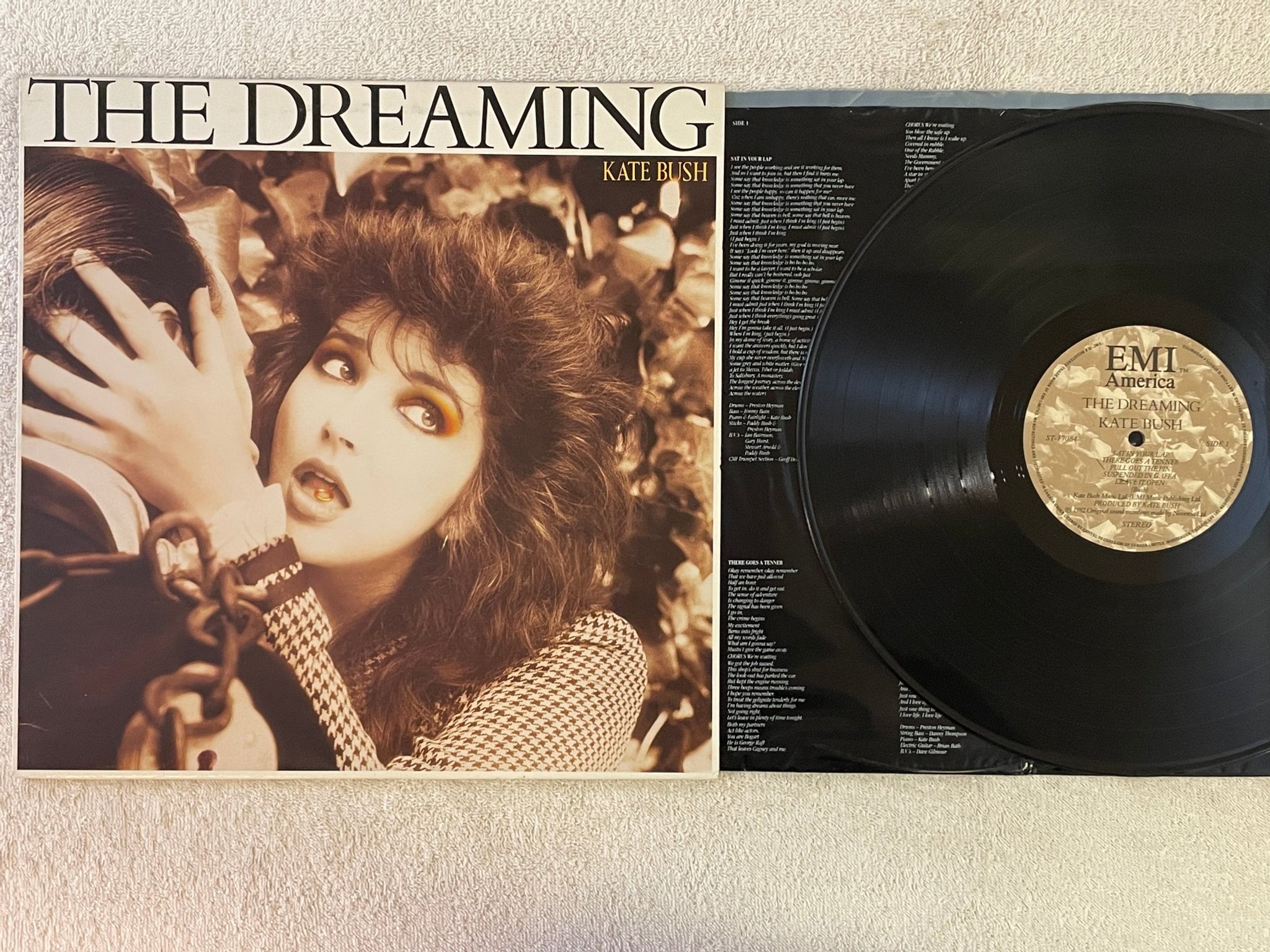 Omslagsbild för skivan KATE BUSH the dreaming LP -82 Can EMI AMERICA ST-17084