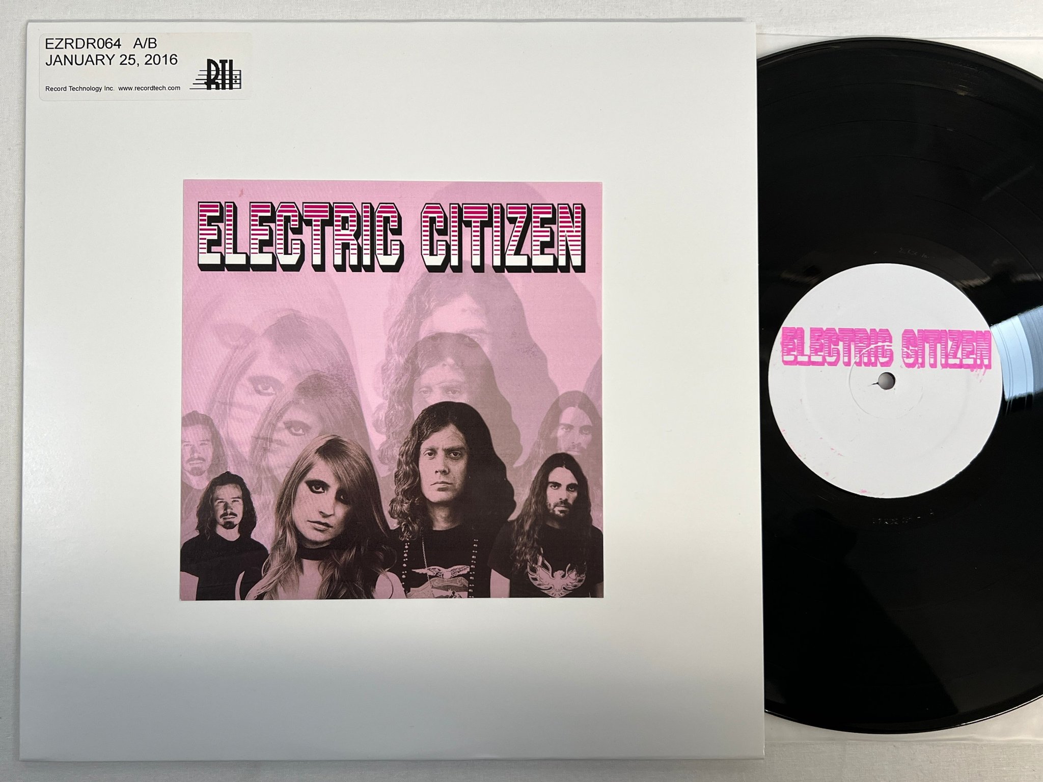 Omslagsbild för skivan ELECTRIC CITIZEN Higher Time LP 2016 US TEST PRESS numbered STONER ROCK ! ! 
