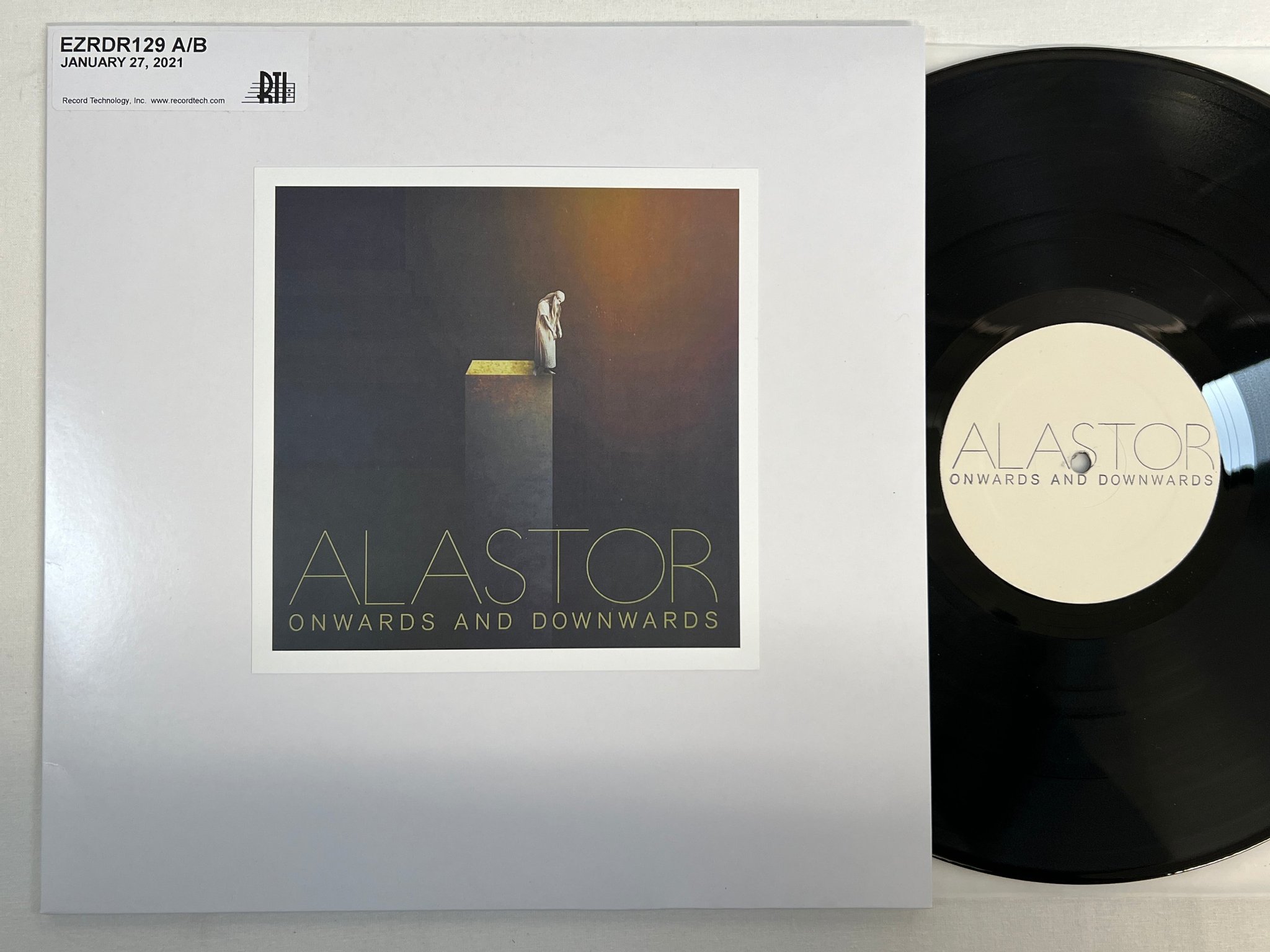 Omslagsbild för skivan ALASTOR Onwards And Downwards LP 2021 US TEST PRESS numbered HARD ROCK / DOOM