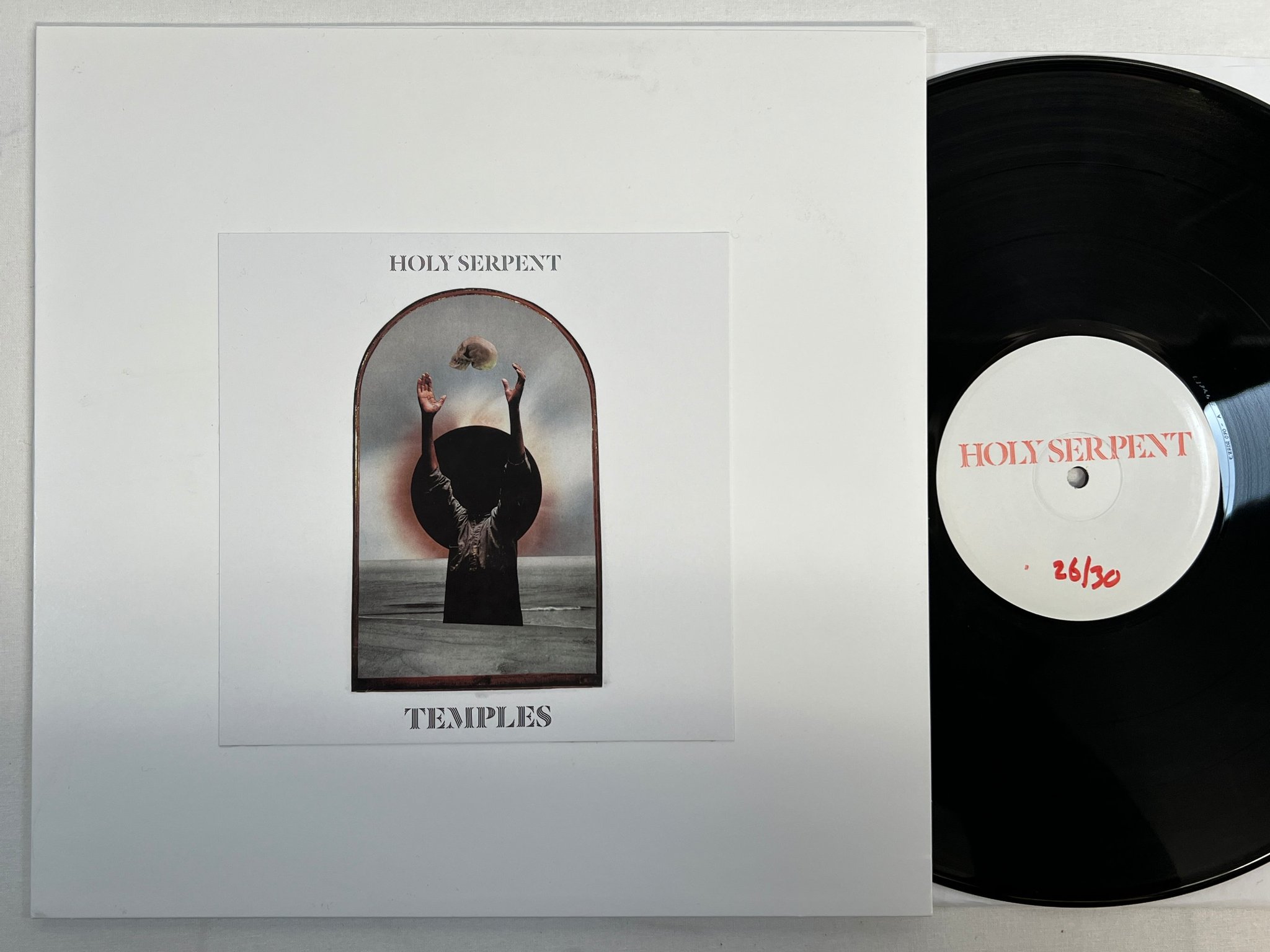 Omslagsbild för skivan HOLY SERPENT Temples LP 2016 US TEST PRESS numbered STONER / DOOM METAL