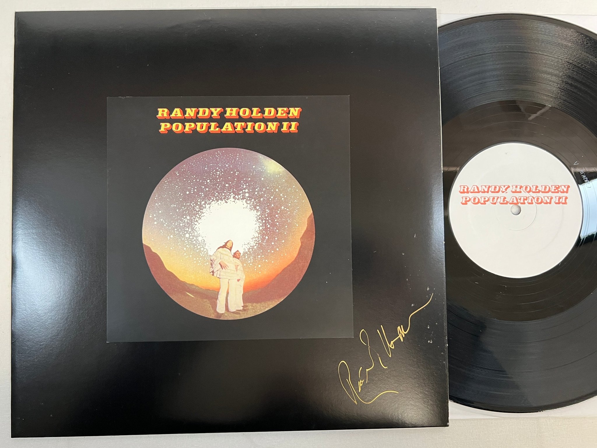 Omslagsbild för skivan RANDY HOLDEN Population II LP 2020 US EST PRESS numbered Psych SIGNED !!