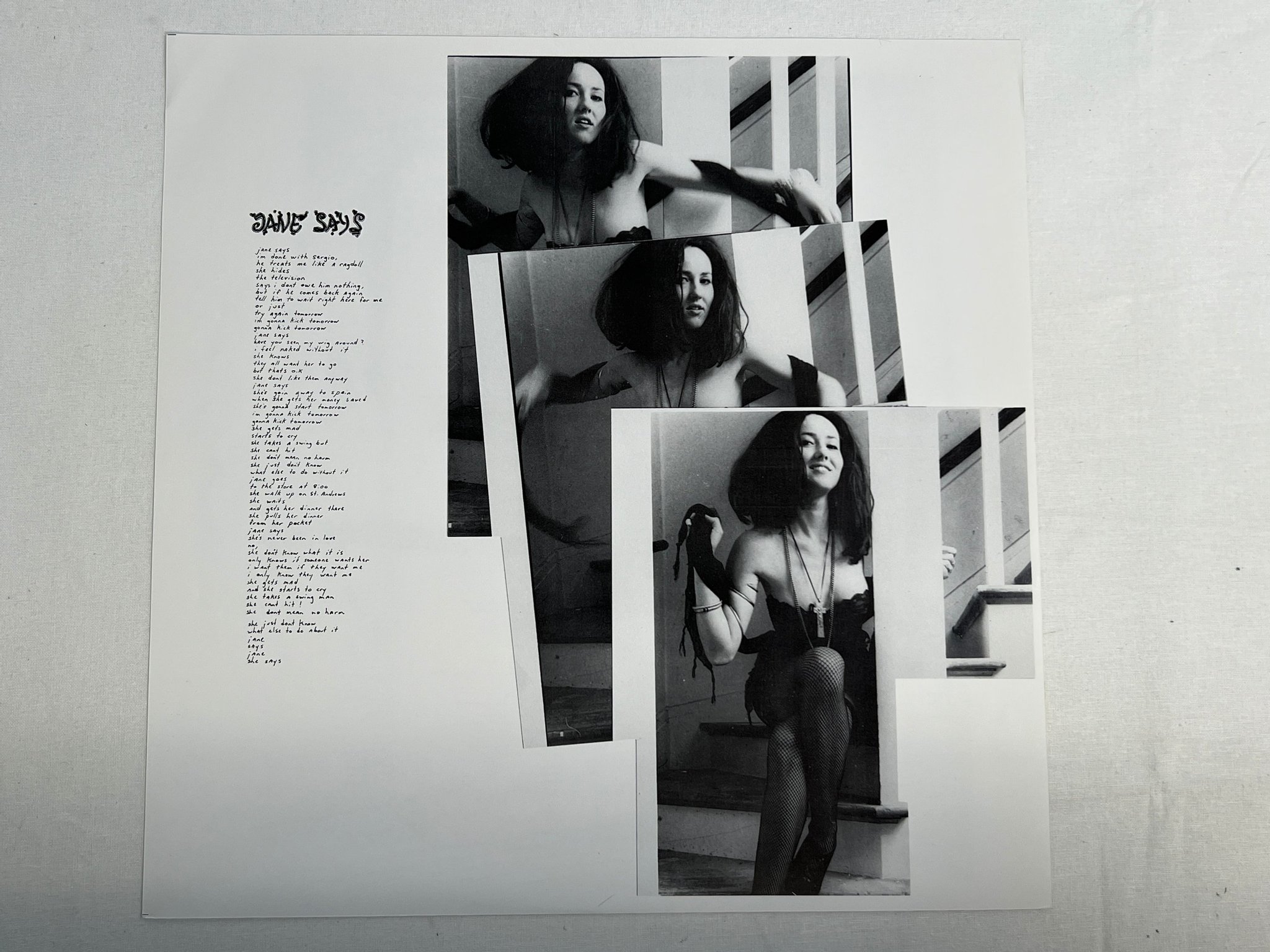 Omslagsbild för skivan JANE'S ADDICTION s/t LP -88 US TRIPLE X 51004-1 ** r a r e **