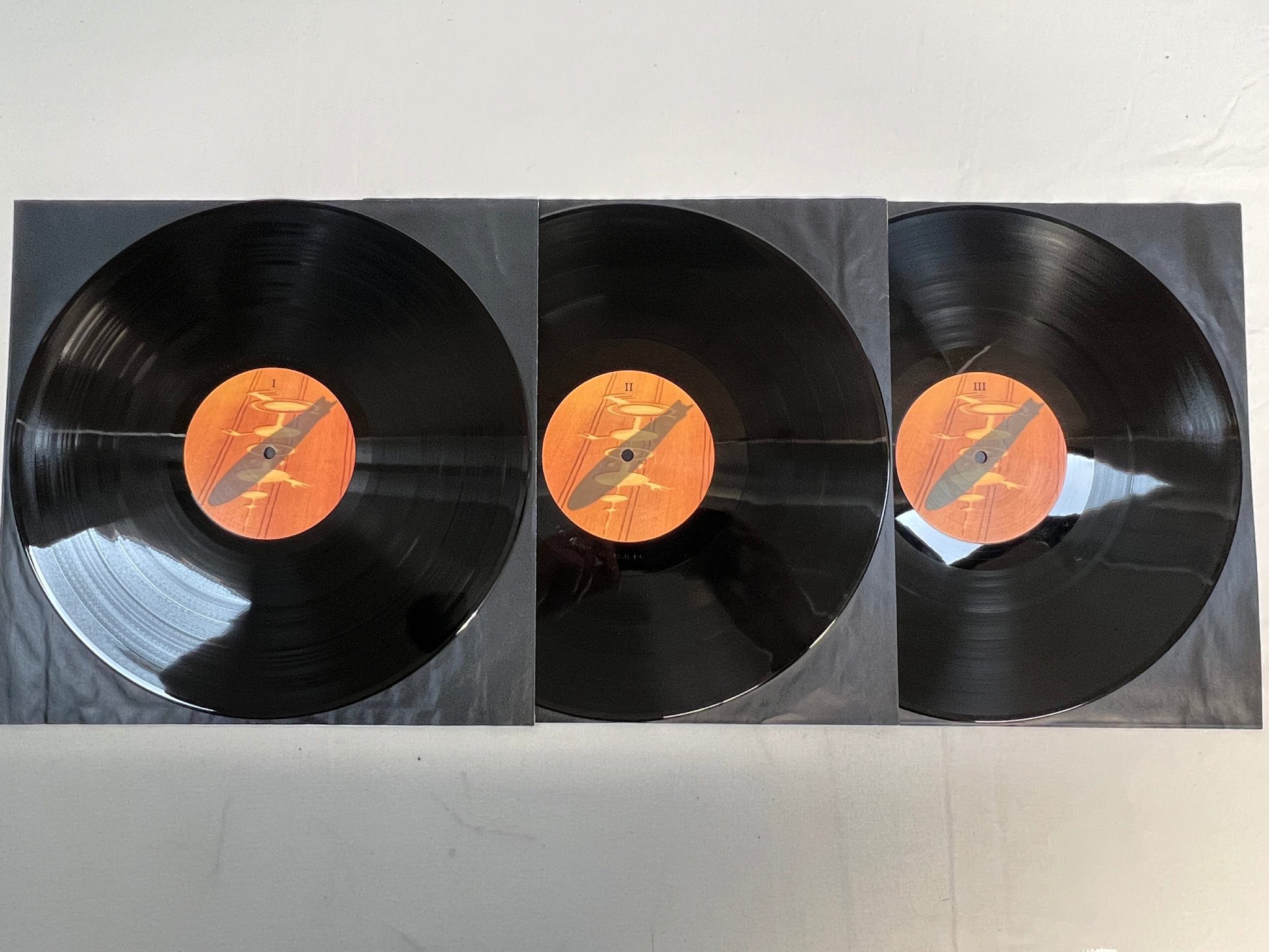 Omslagsbild för skivan LED ZEPPELIN remasters 3xLP -90 ATLANTIC 7567-80415-1 