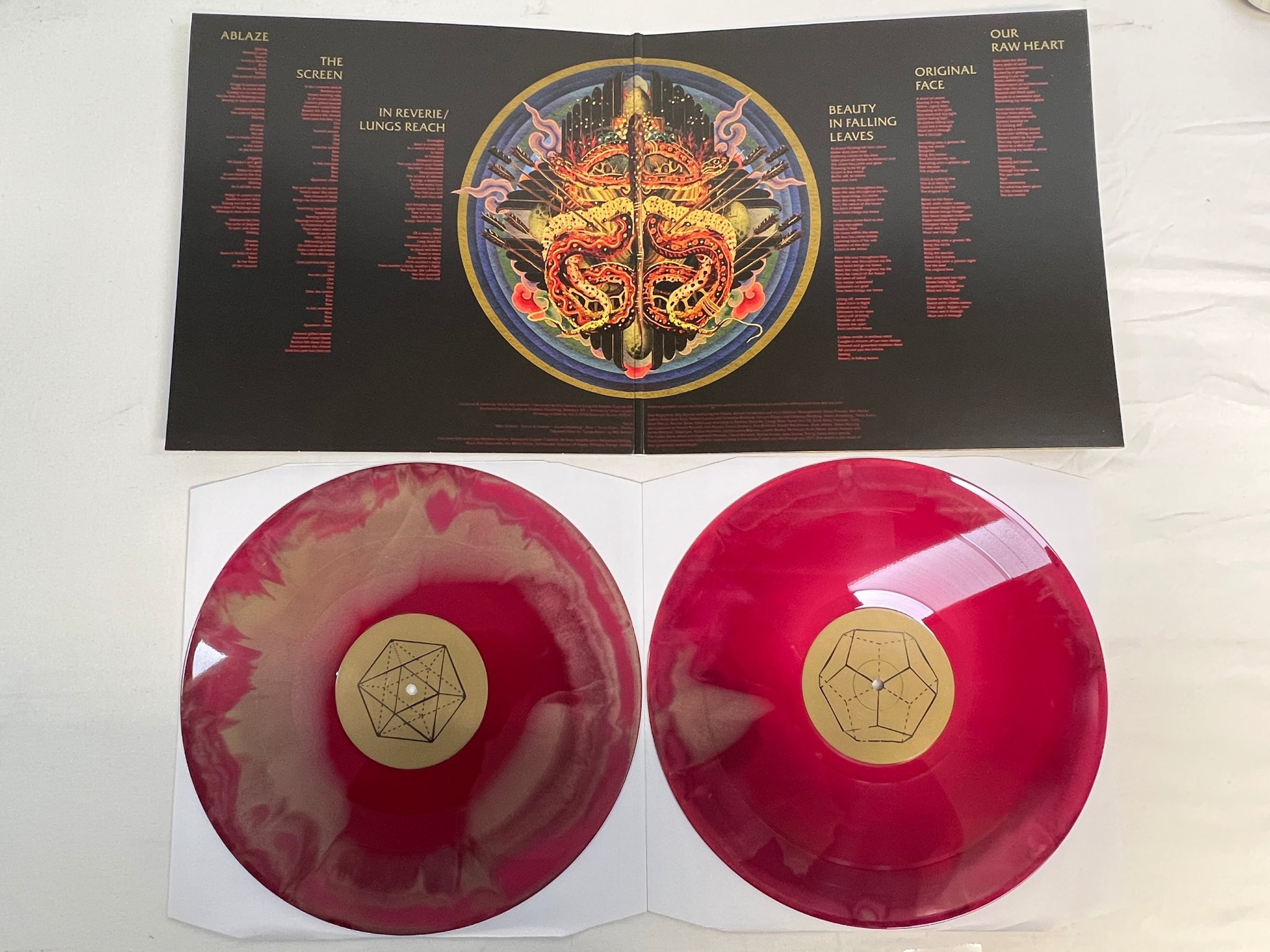 Omslagsbild för skivan YOB Our Raw Heart 2xLP box numbered Ed of 100 copies DOOM METAL rare!