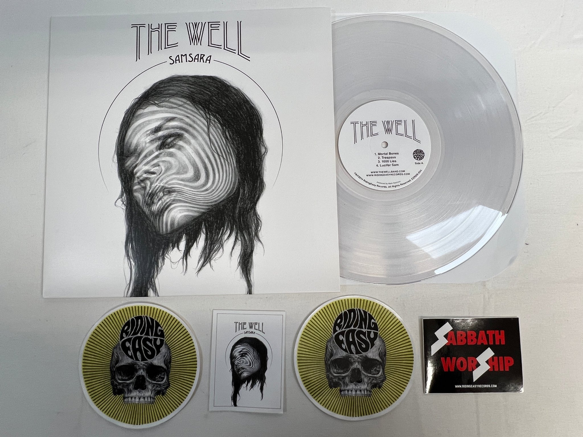 Omslagsbild för skivan THE WELL samsara LP 2014 US numbered TEST PRESS ** MEGA RARE DOOM METAL **