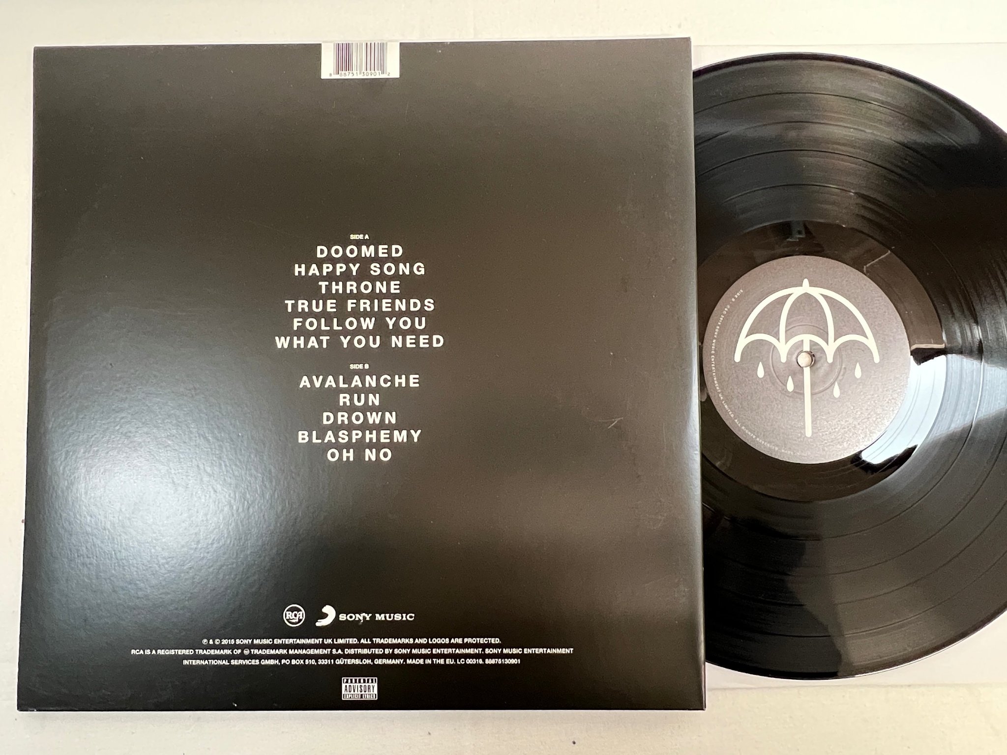 Omslagsbild för skivan BRING ME THE HORIZON That's The Spirit LP + CD 2015 sony music 88875130901
