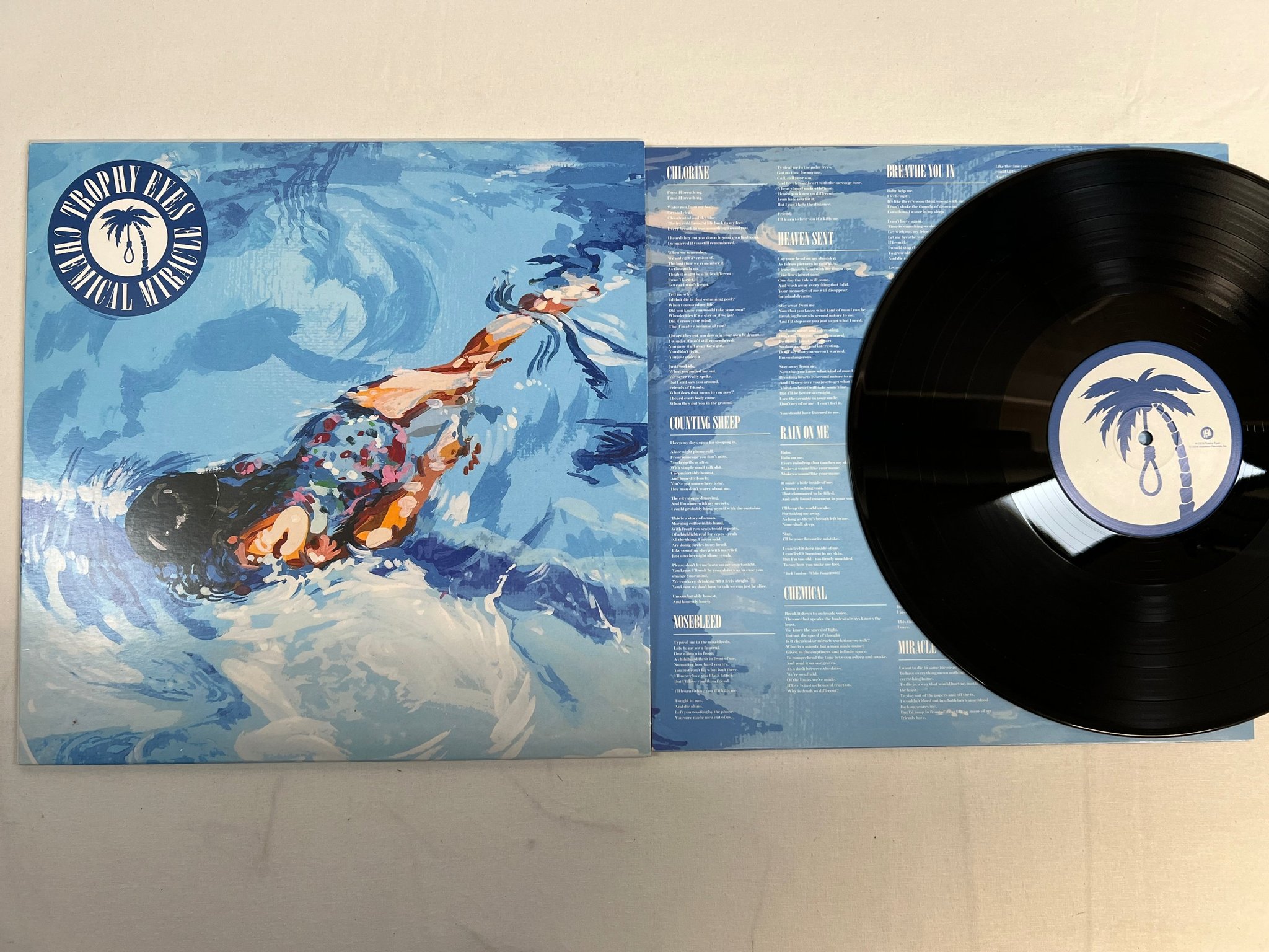 Omslagsbild för skivan TROPHY EYES Chemical Miracle LP 2016 Aussie HOPELESS HR2301-1 rock 