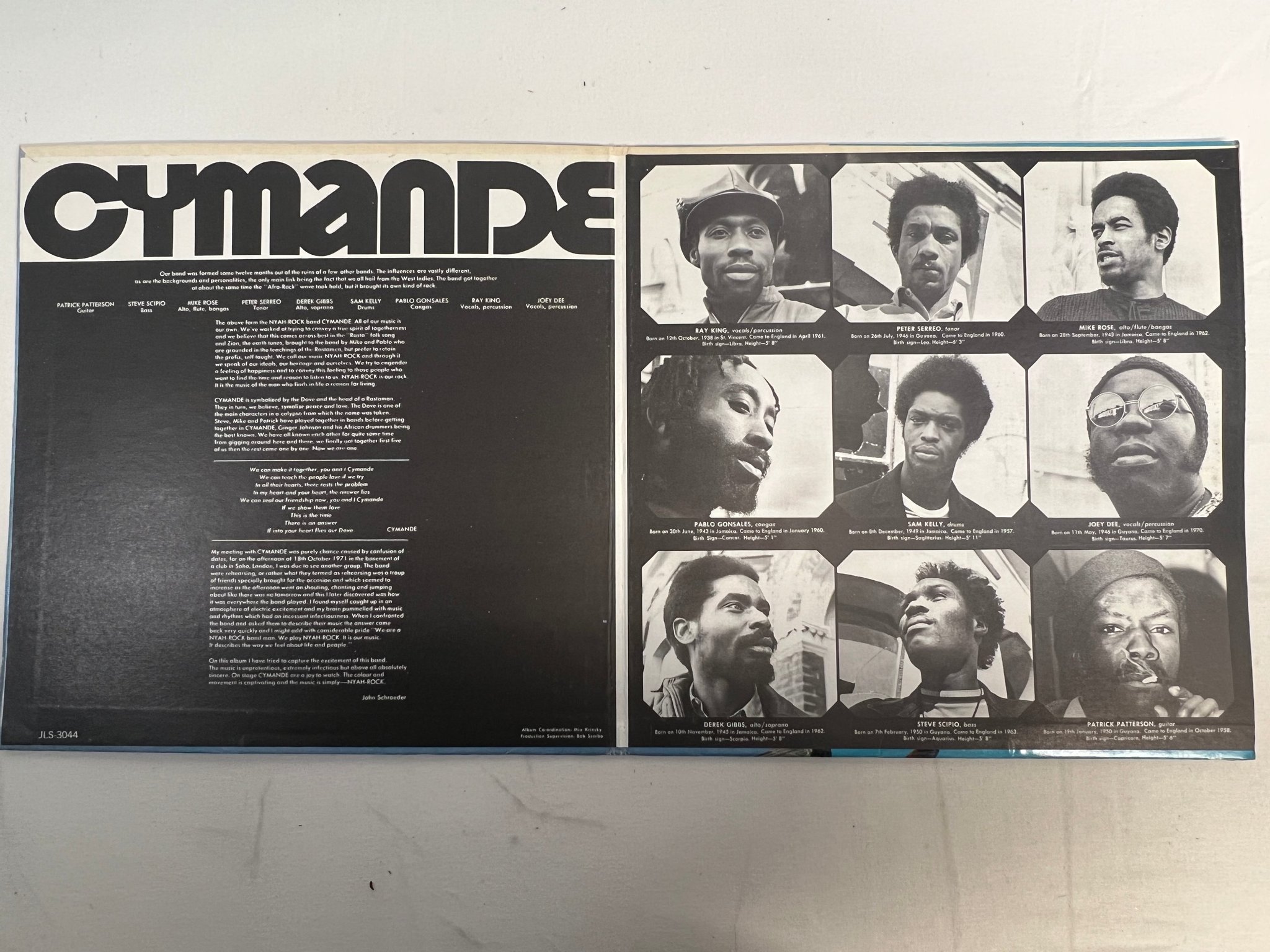 Omslagsbild för skivan CYMANDE s/t LP -72 JANUS JLS 3044 **** A wonderful album ****